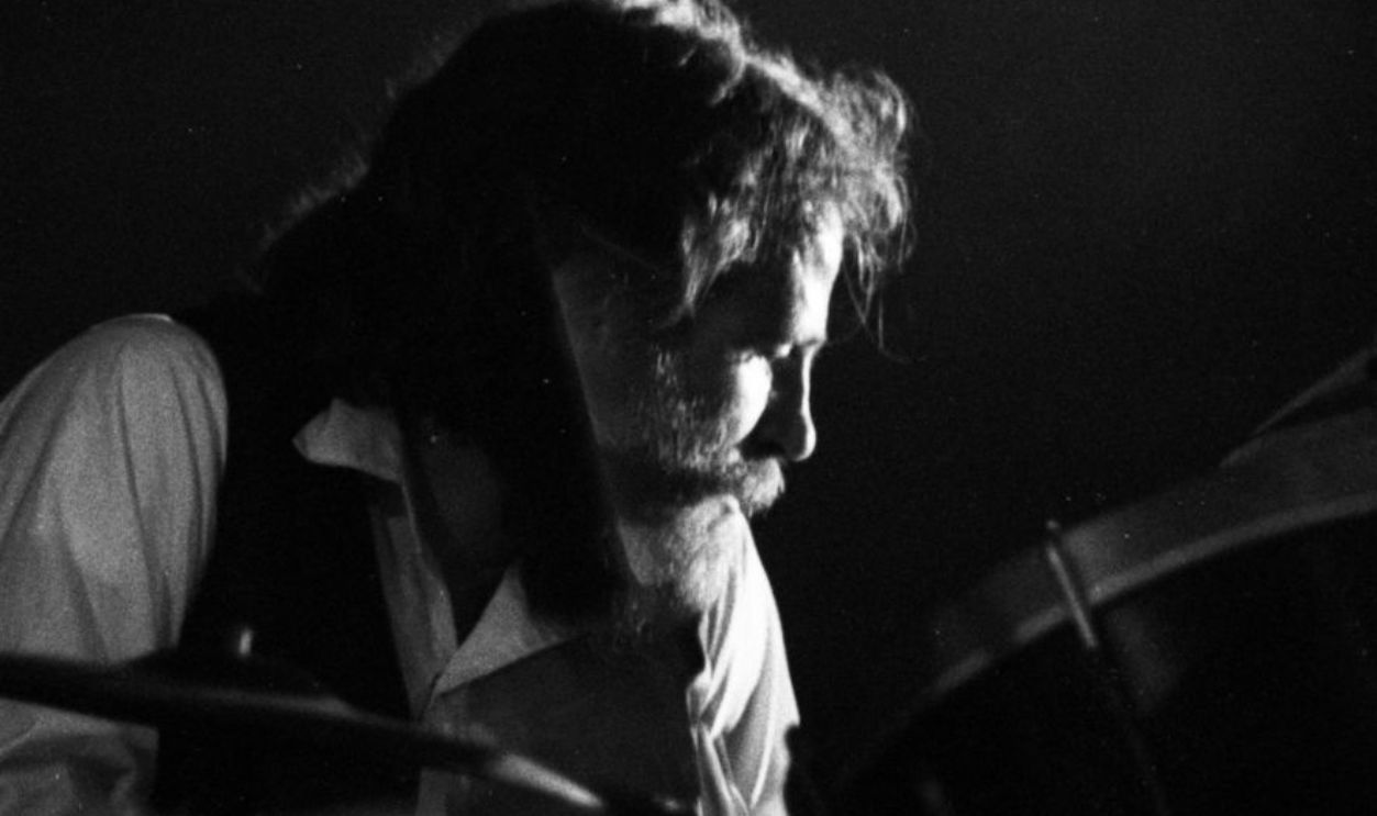 ROTTERDAM, NETHERLANDS - 1st JANUARY: Levon Helm (1940-2012) from rock group The Band performs live on stage at the Doelen in Rotterdam, Netherlands in 1971. 