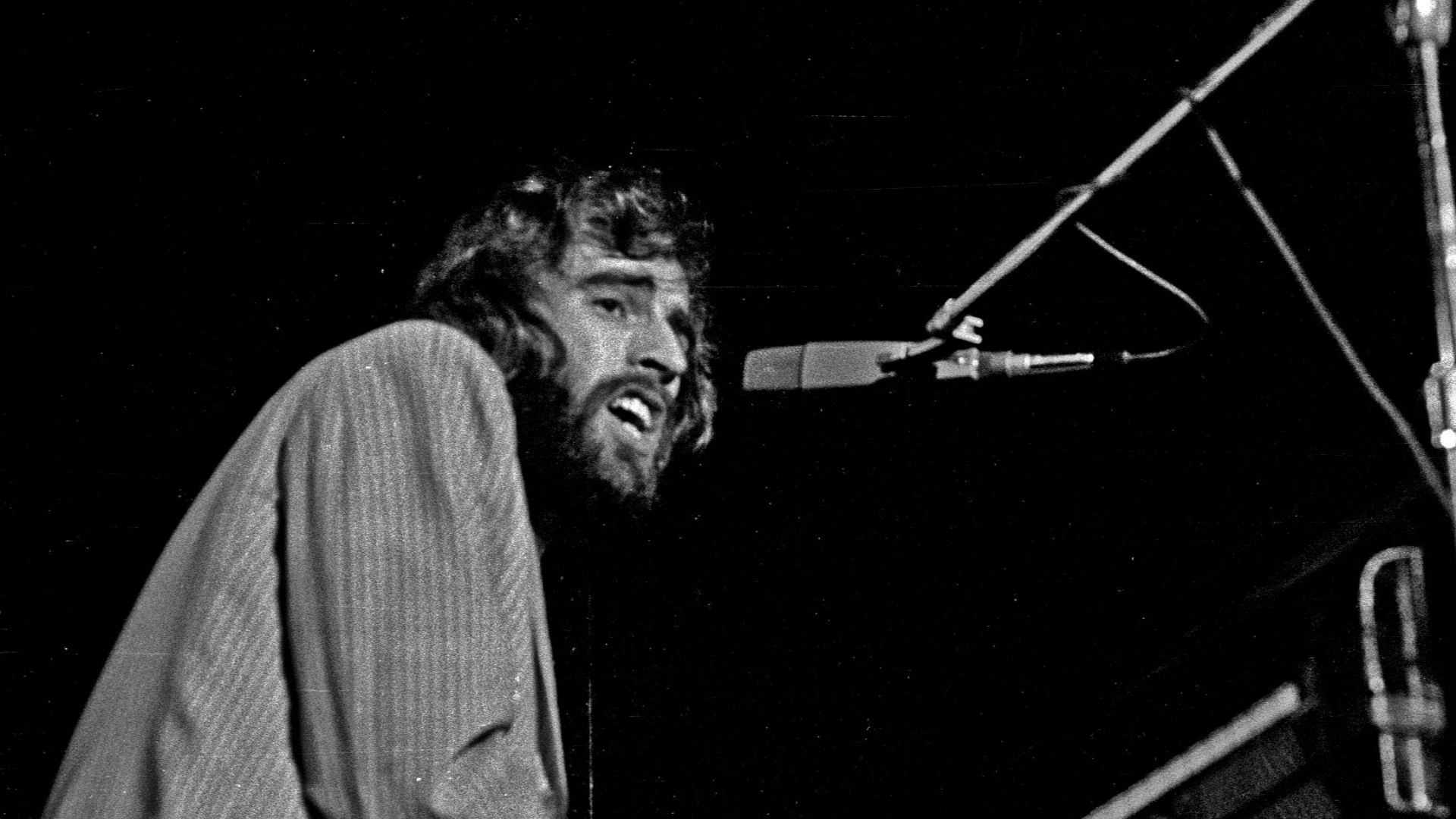Richard Manuel playing with The Band, Hamburg, May 1971.