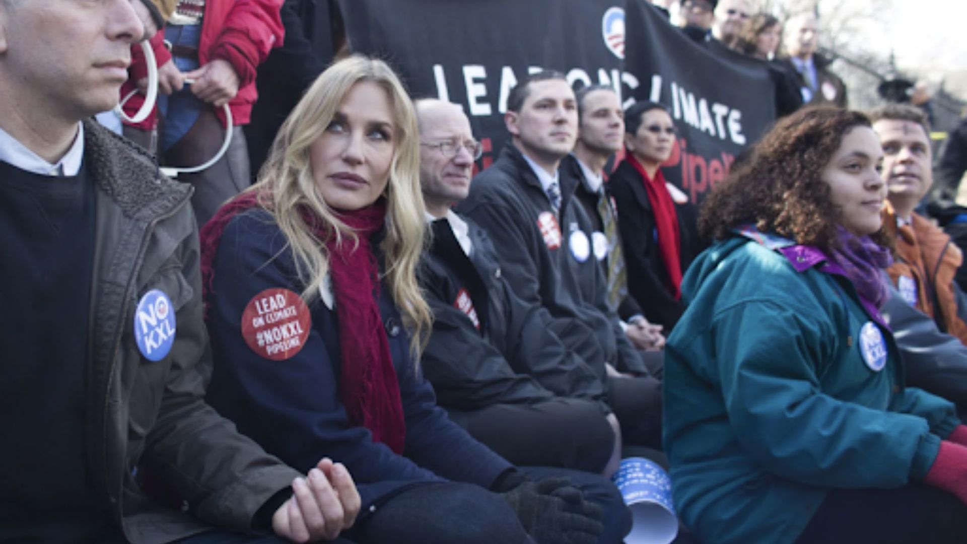 Werbach arrested in front of the White House with Daryl Hannah