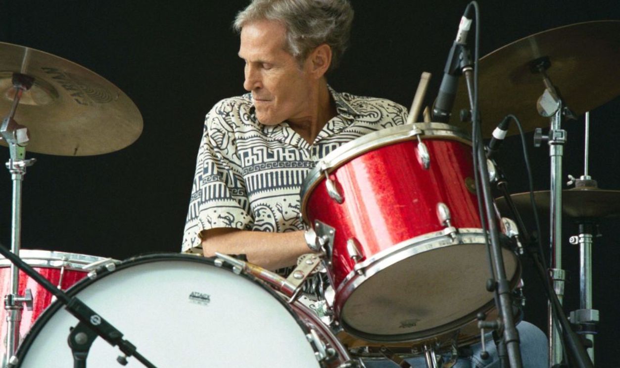 UNITED STATES - JUNE 01: Photo of BAND and Levon HELM; performing live onstage, drummer from the band