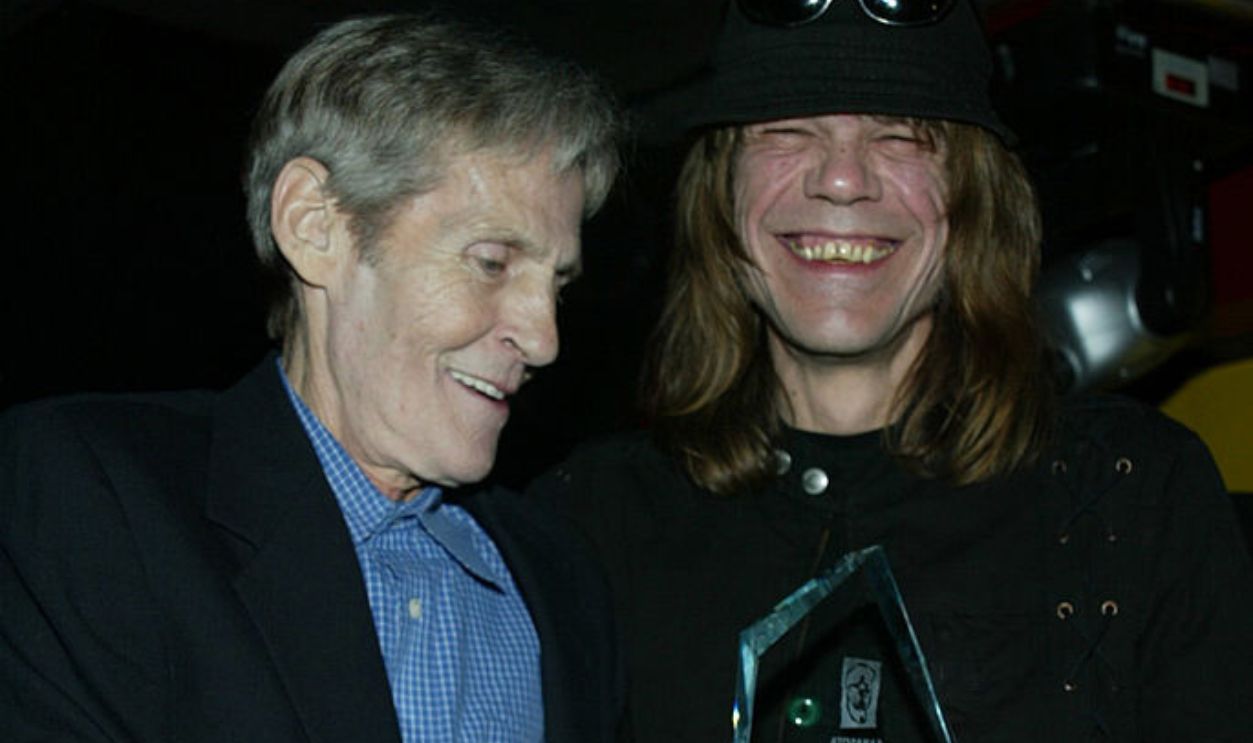 Levon Helm, David Johansen during Sarasota Film Festival Jack Douglas Awards at Khrome Nightclub in Sarasota, Florida, United States. 