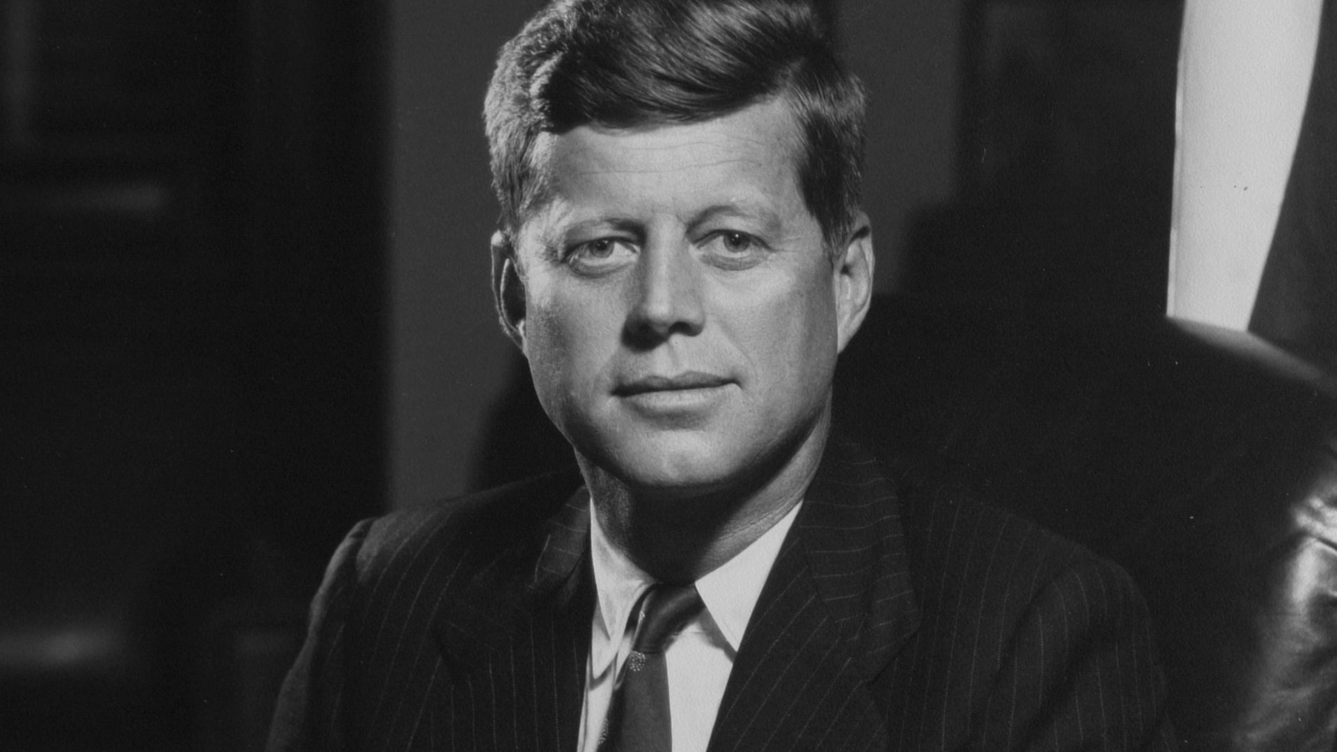 John F. Kennedy in the Senate Office Building