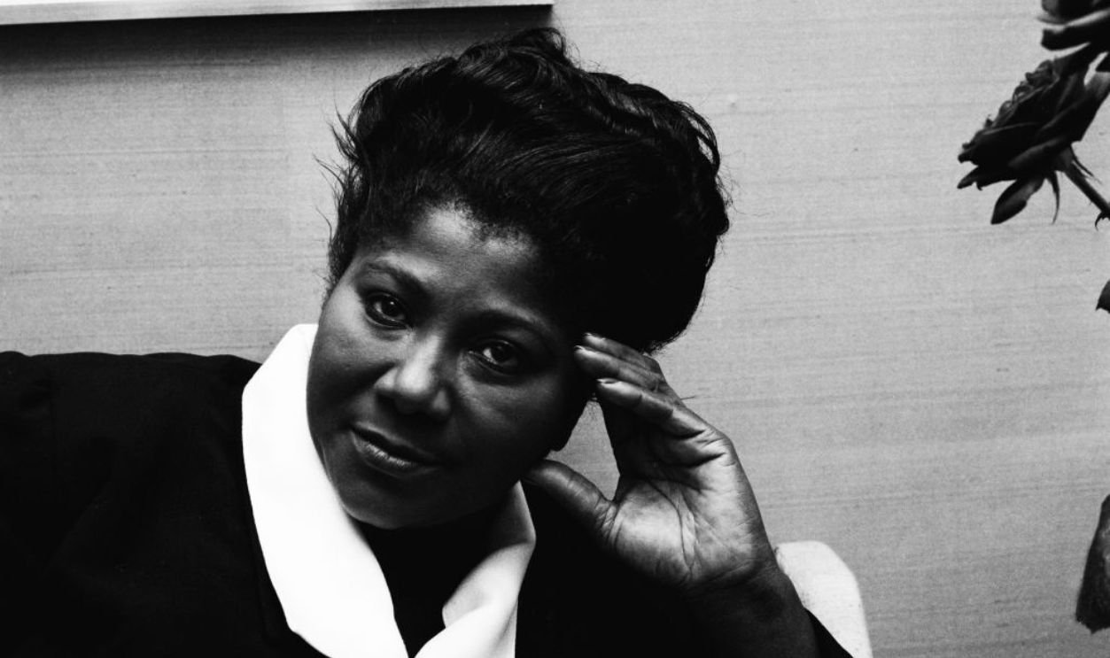 American gospel singer Mahalia Jackson (1911 - 1972), circa 1970.