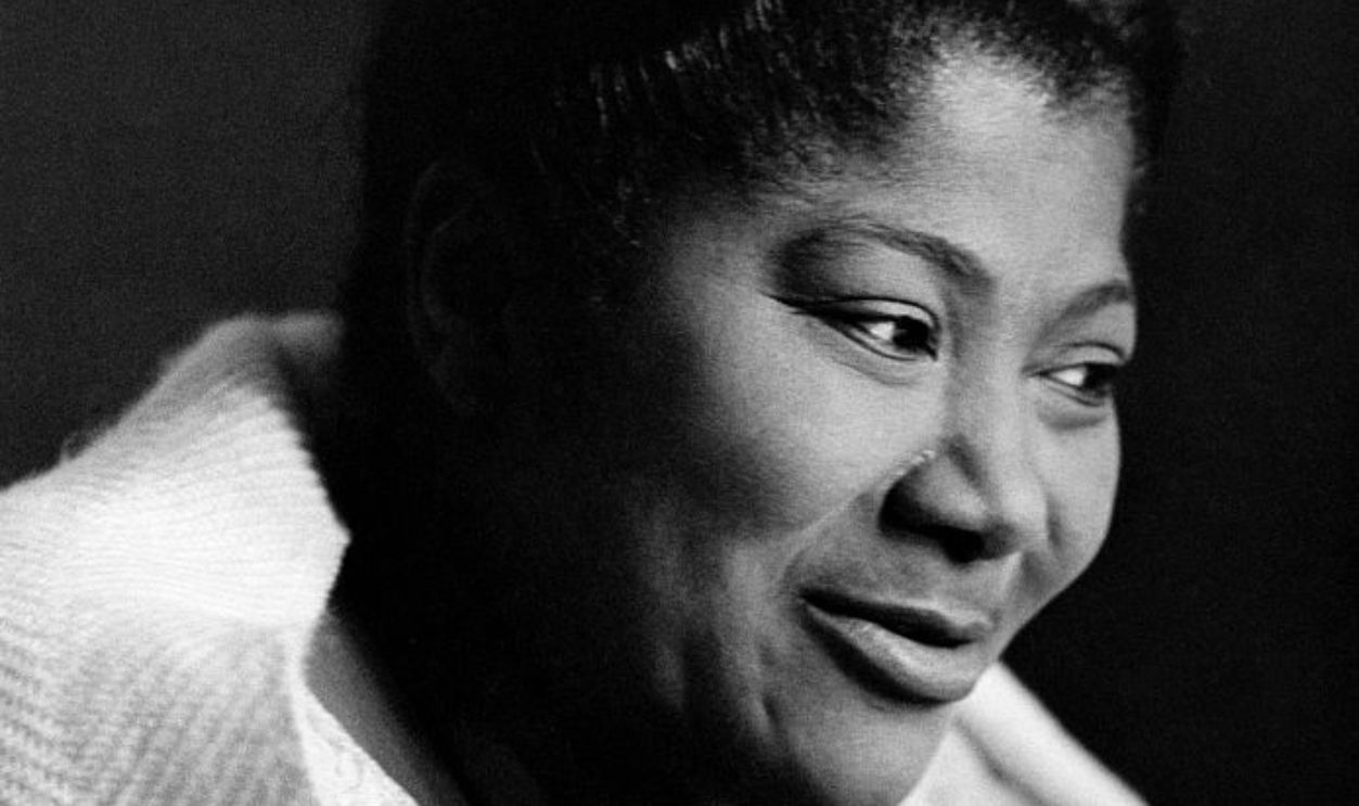 Singer Mahalia Jackson.