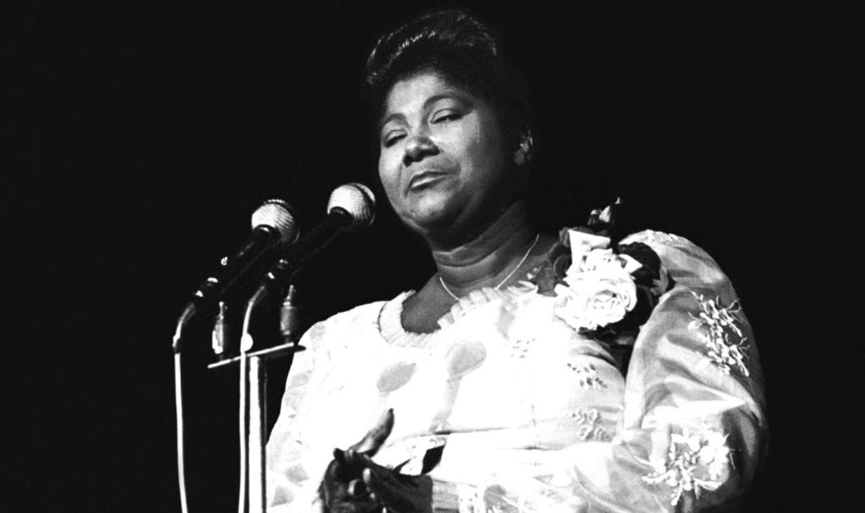 DENMARK - APRIL 01: DENMARK OUT Photo of Mahalia Jackson 1; Mahalia Jackson Copenhagen April 1961