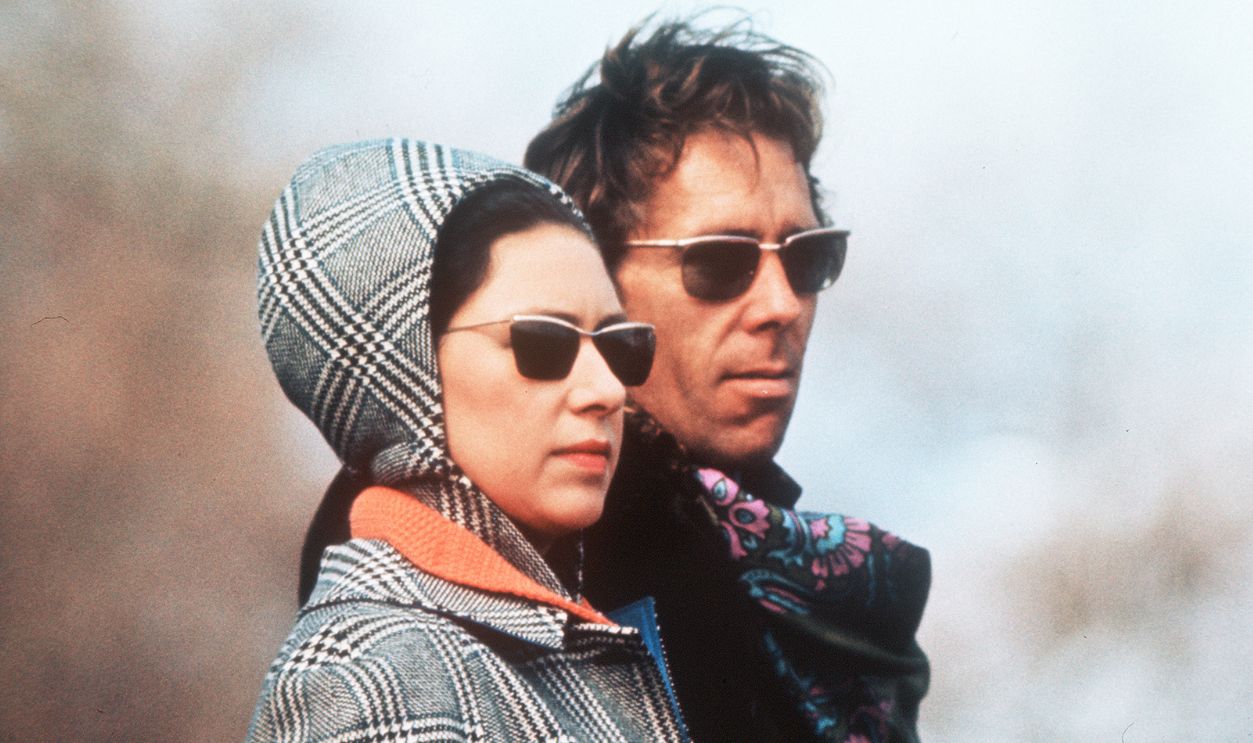 Princess Margaret with her husband, born Antony Armstrong-Jones, photographer Lord Snowdon attend Badminton Horse Trials on April 18, 1970 in Badminton, England.