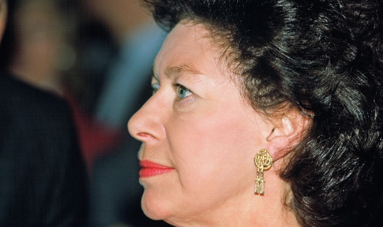 Princess Margaret At The Royal Festival Hall For The Robert Heindel Art Exhibition.