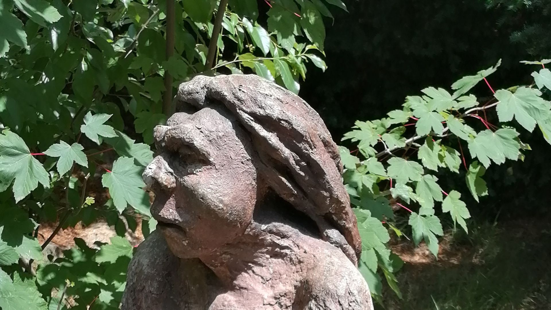 Neanderthal breastfeeding woman (Homo neanderthalensis), Silesian Zoological Garden, Chorzów, Poland.