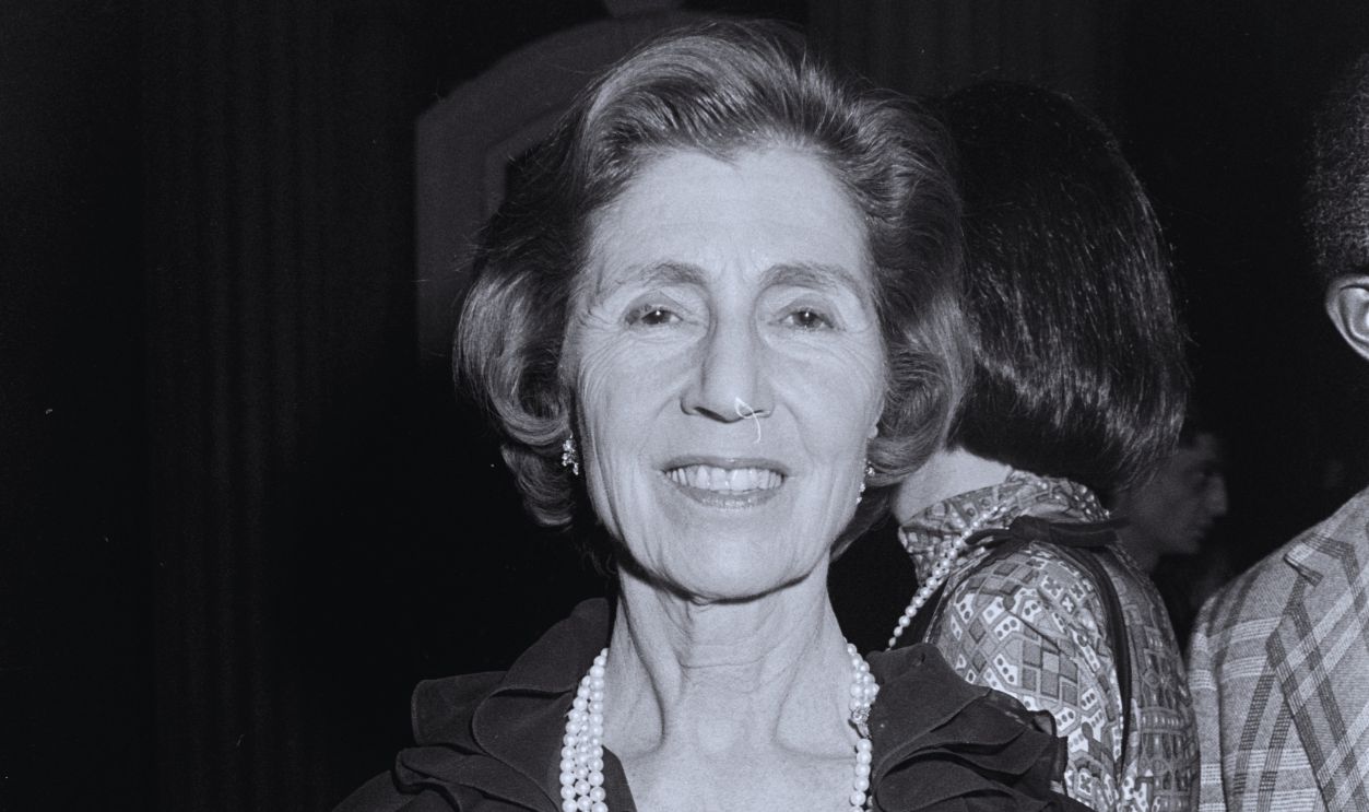 Gettyimages - 1430177817, Time-Life Inaugural Party at Corcoran Gallery Janet Auchincloss attends a party at the Corcoran Gallery in Washington, D.C., on January 19, 1977, celebrating the inauguration of President Jimmy Carter. 