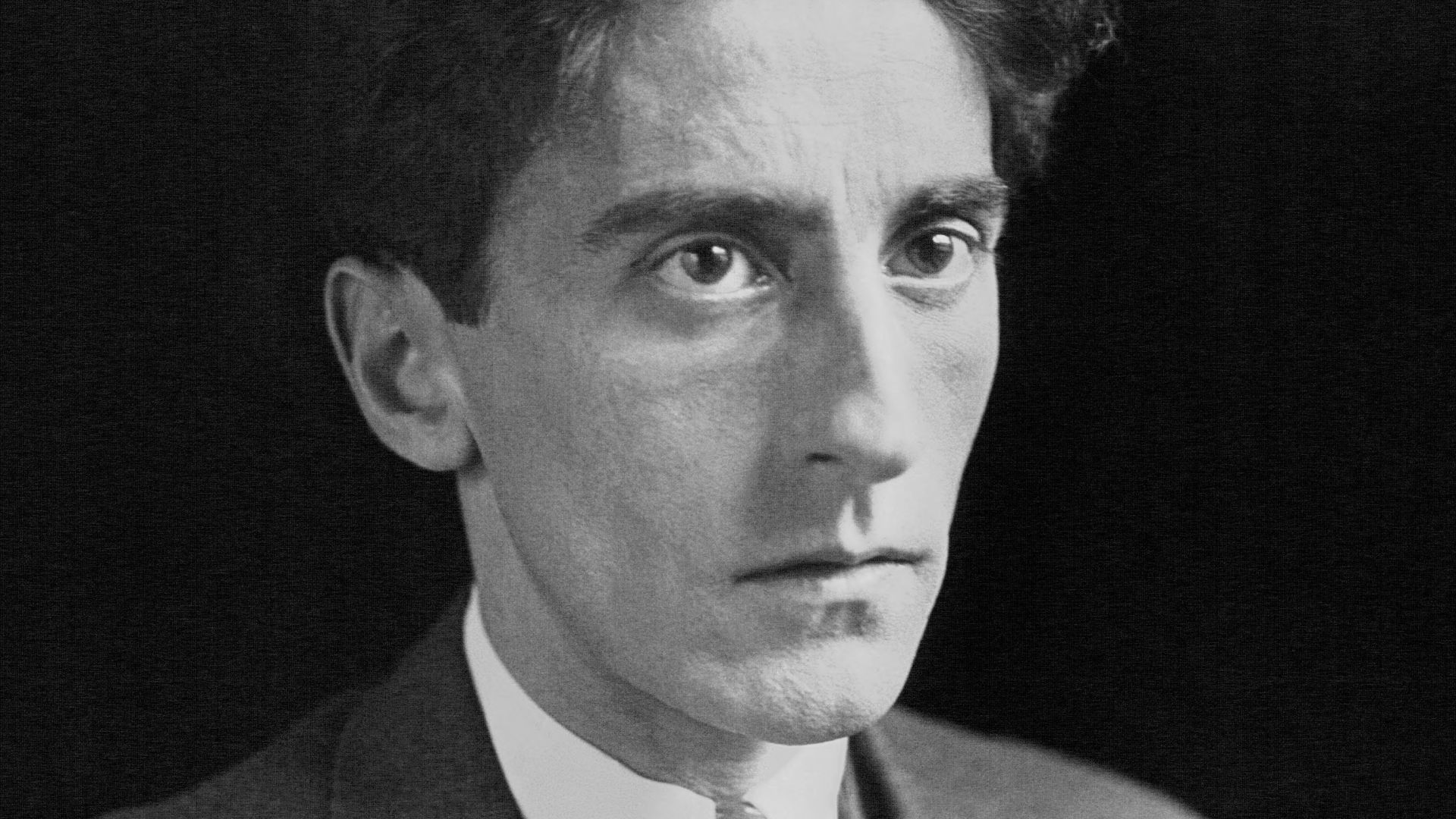 Jean Cocteau (1889-1963), French poet, novelist, dramatist, designer, playwright, artist and filmmaker. Picture taken in 1923: glass negative, restored and cropped print.