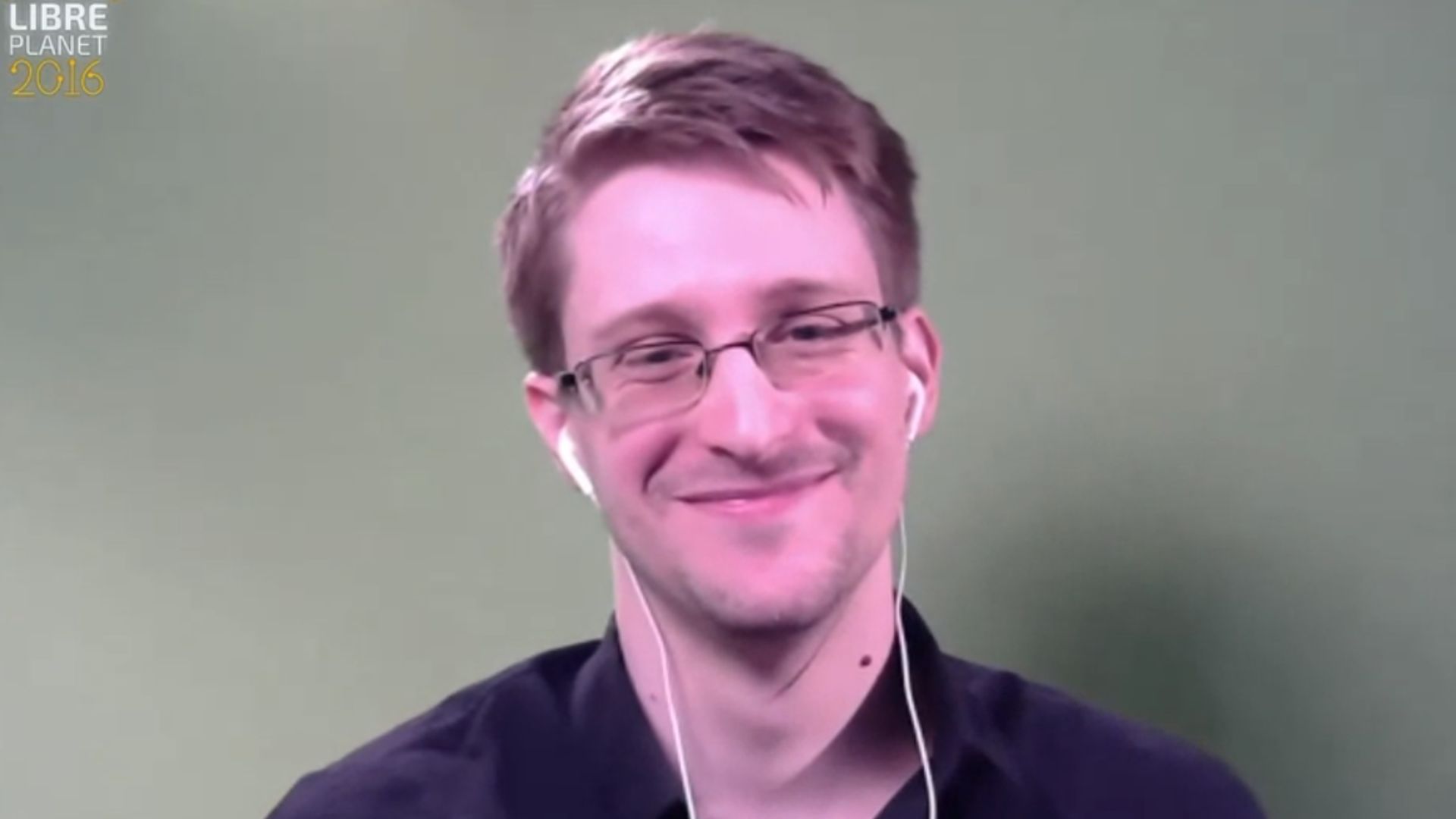 keynote conversation with NSA whistleblower Edward Snowden at the LibrePlanet 2016 conference