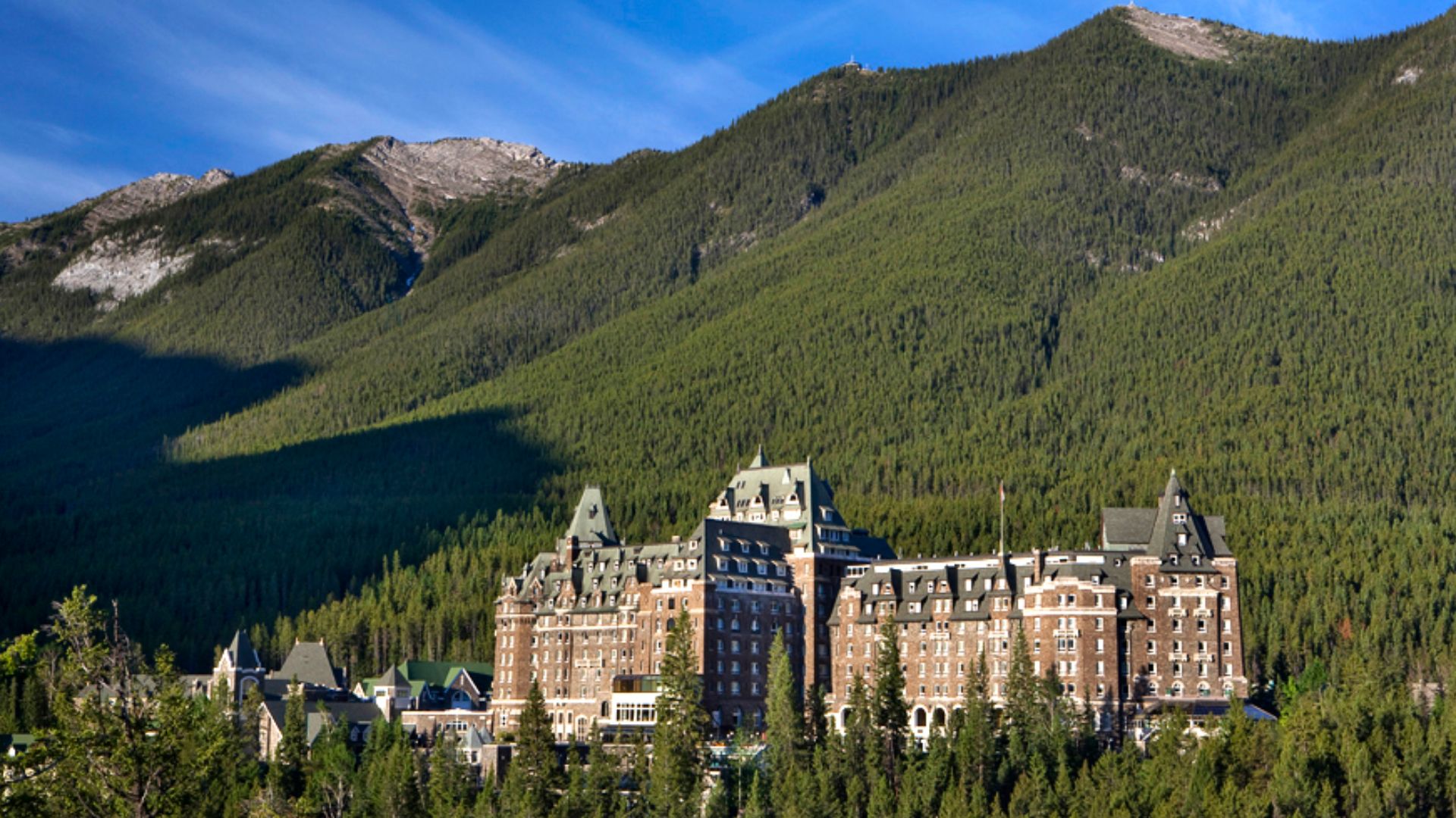 The Banff Springs Hotel is a large, Chateau-style hotel, built between 1911 and 1928. It is picturesquely situated at the foot of Sulphur Mountain in the town of Banff, within Banff National Park. The formal recognition consists of the building on its legal property at the time of recognition.
