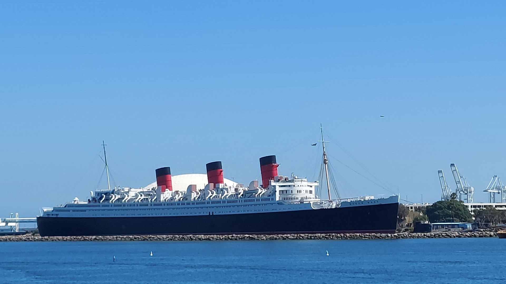RMS Queen Mary in Long Beach, California.