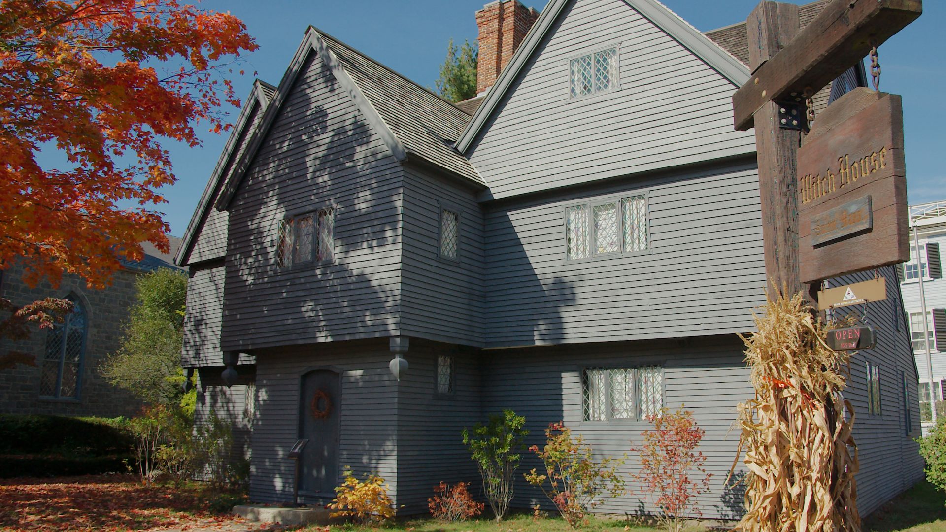 Witch House in Salem in October