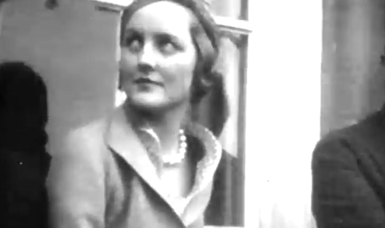 Screenshot from Diana Mosley Adolf, Oswald and Me (2003) 
