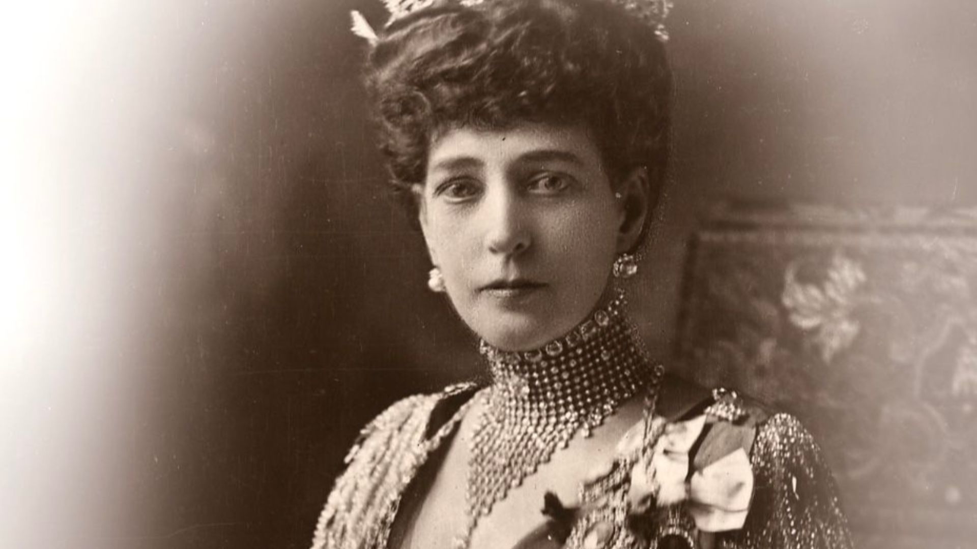 Portrait of the Queen Alexandra, Queen Mother of Great Britain and Empress of India (1901-1910)