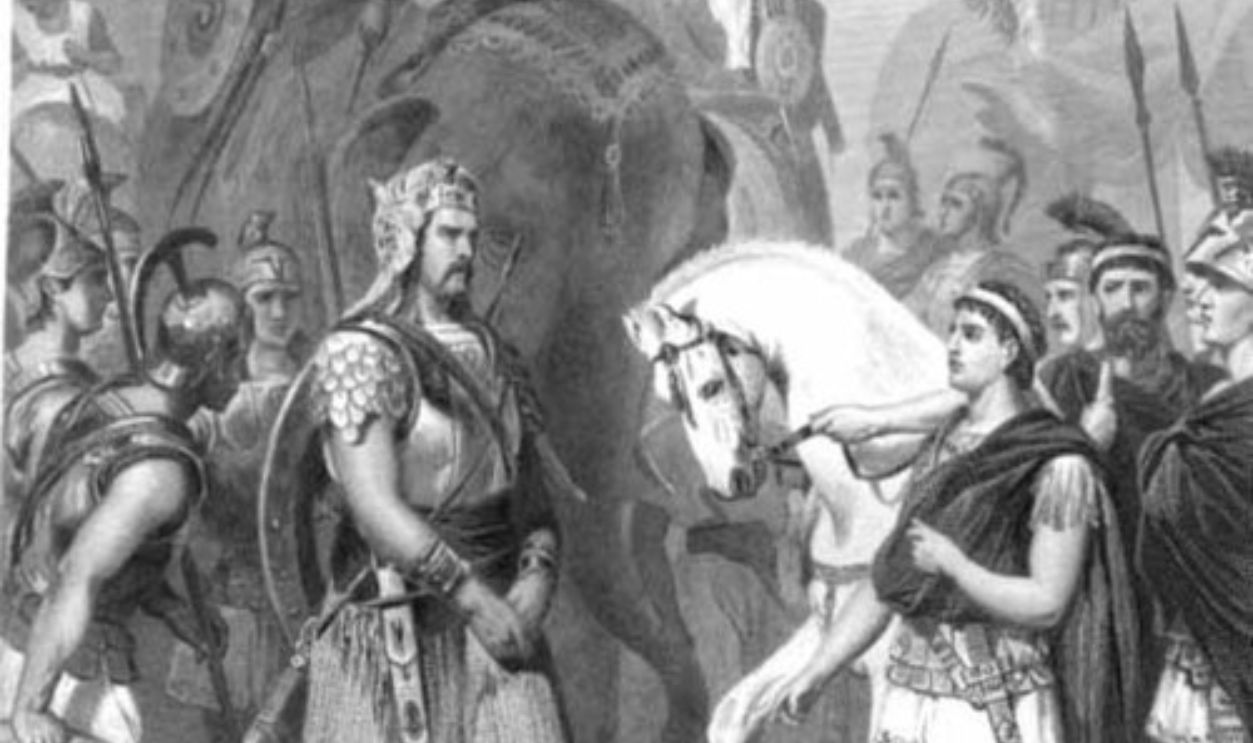 Surrender of Porus to the Emperor Alexander.