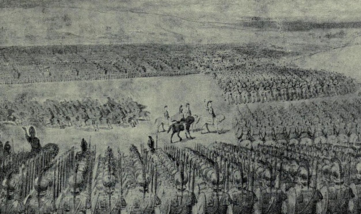 Porus awaits the attack of Alexander july 326 B.C.