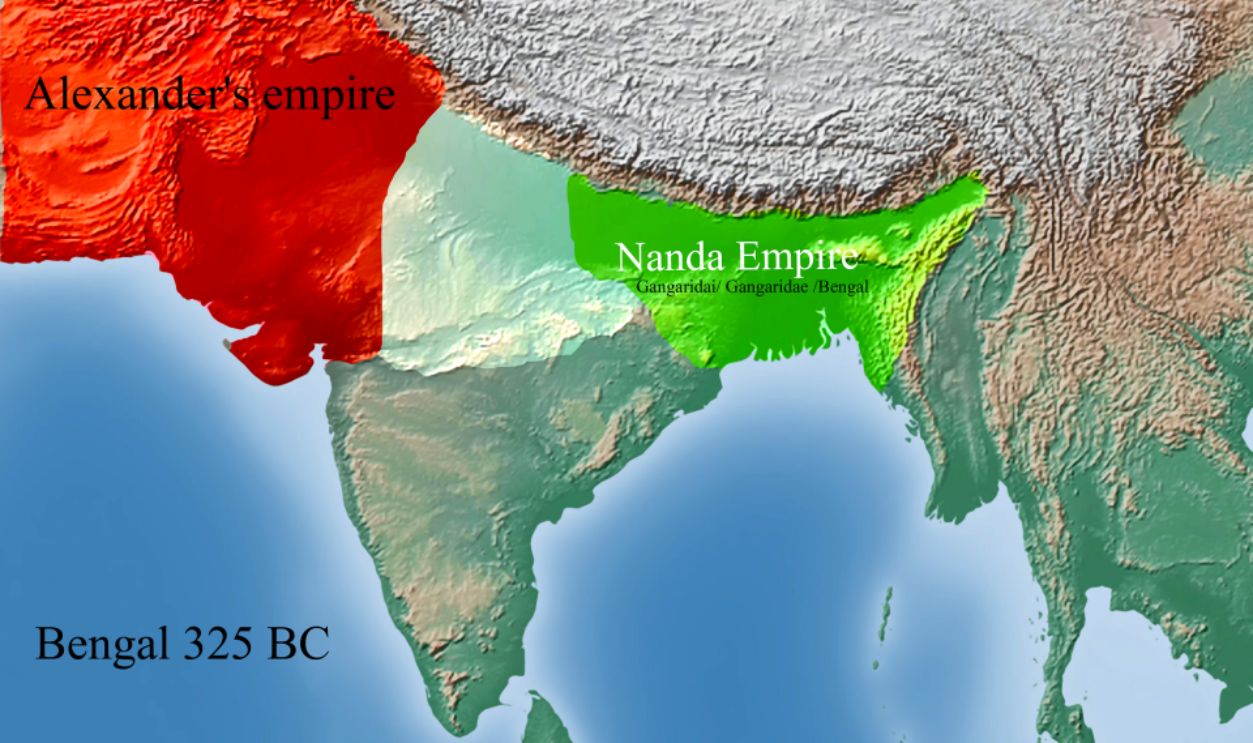 Gangaridai 326 BC Nanda Empire