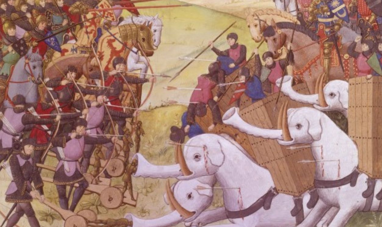 Bataille entre Alexandre et Pôros