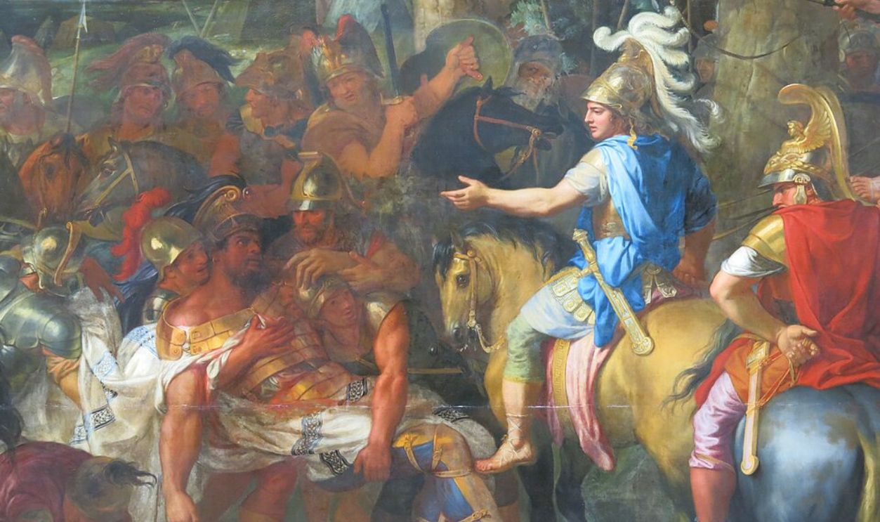 Charles le Brun - Alexandre and Porus (Louvre, INV 2897)