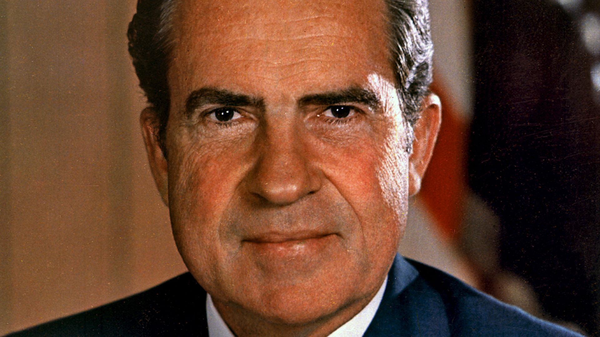 Portrait of Richard Nixon in 1972.