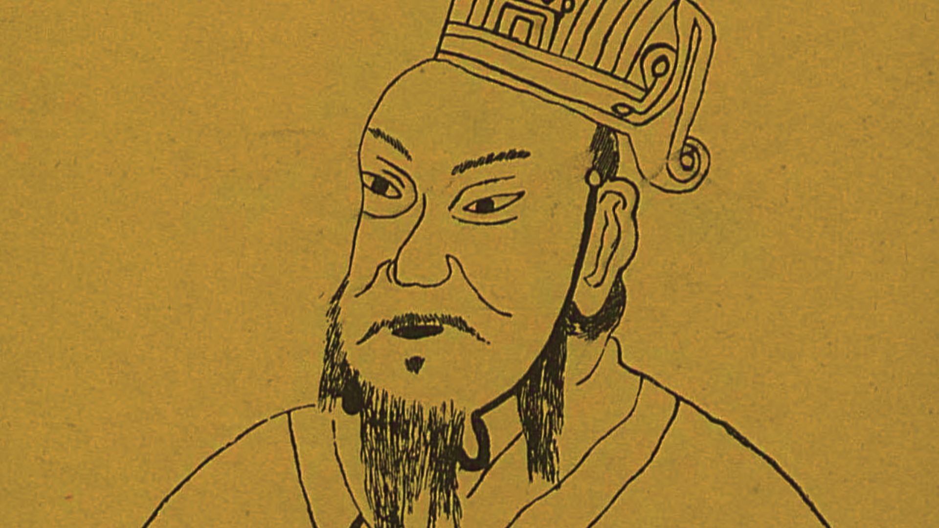 숙종 어진 하응달 모사본, 1926년작
타 서적에서 보고 모사한 작으로 원본은 미상