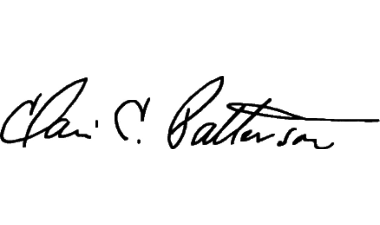 Signature of Clair Cameron Patterson