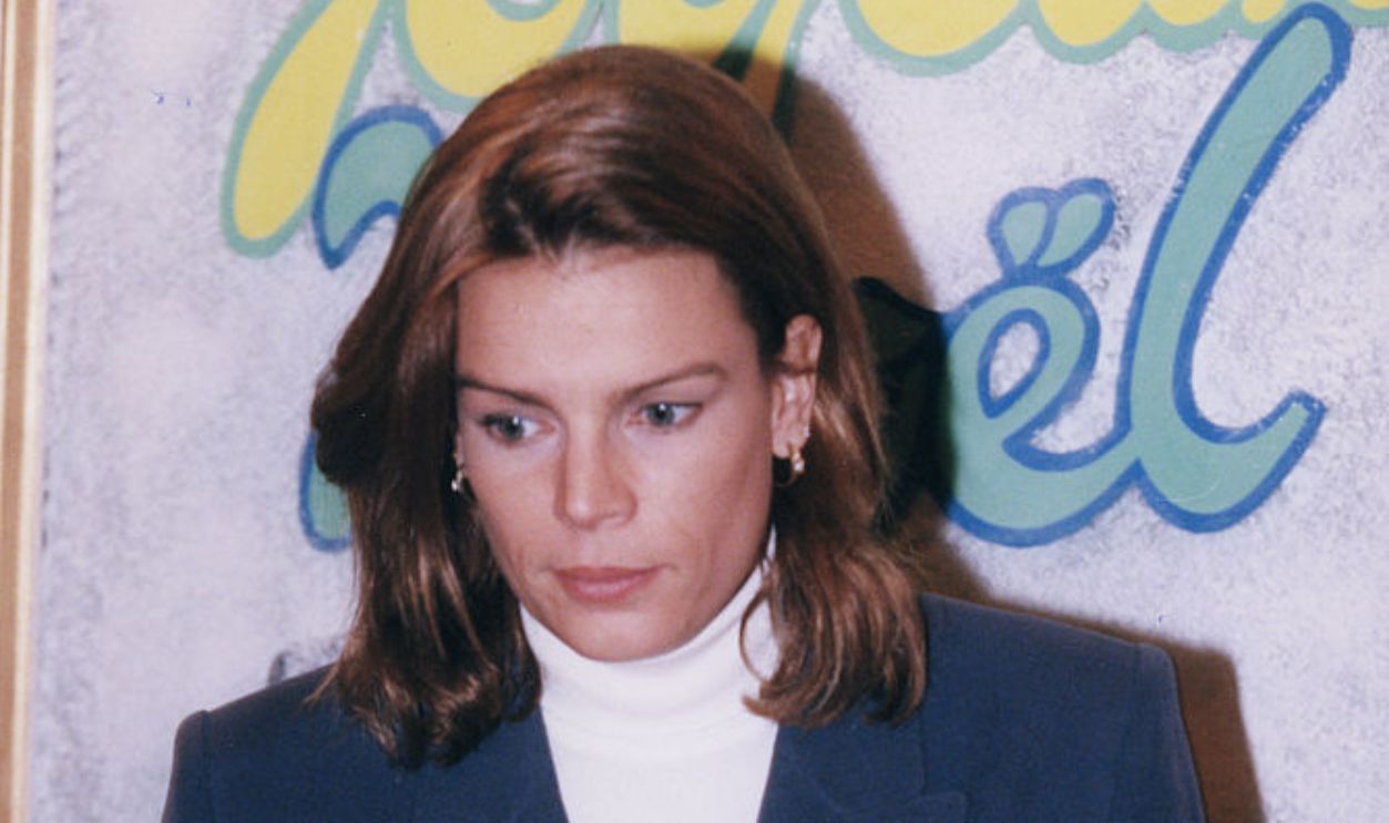 Princess Stéphanie of Monaco at the Christmas Tree of the Prince's Palace