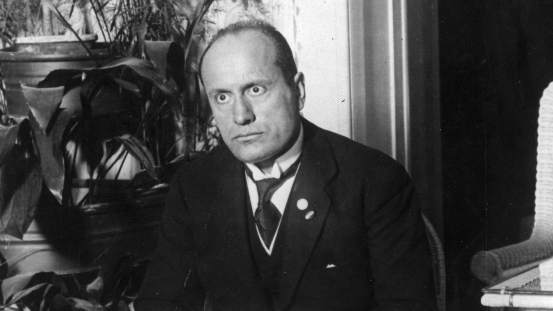 Italian fascist dictator Benito Mussolini (1883–1945)