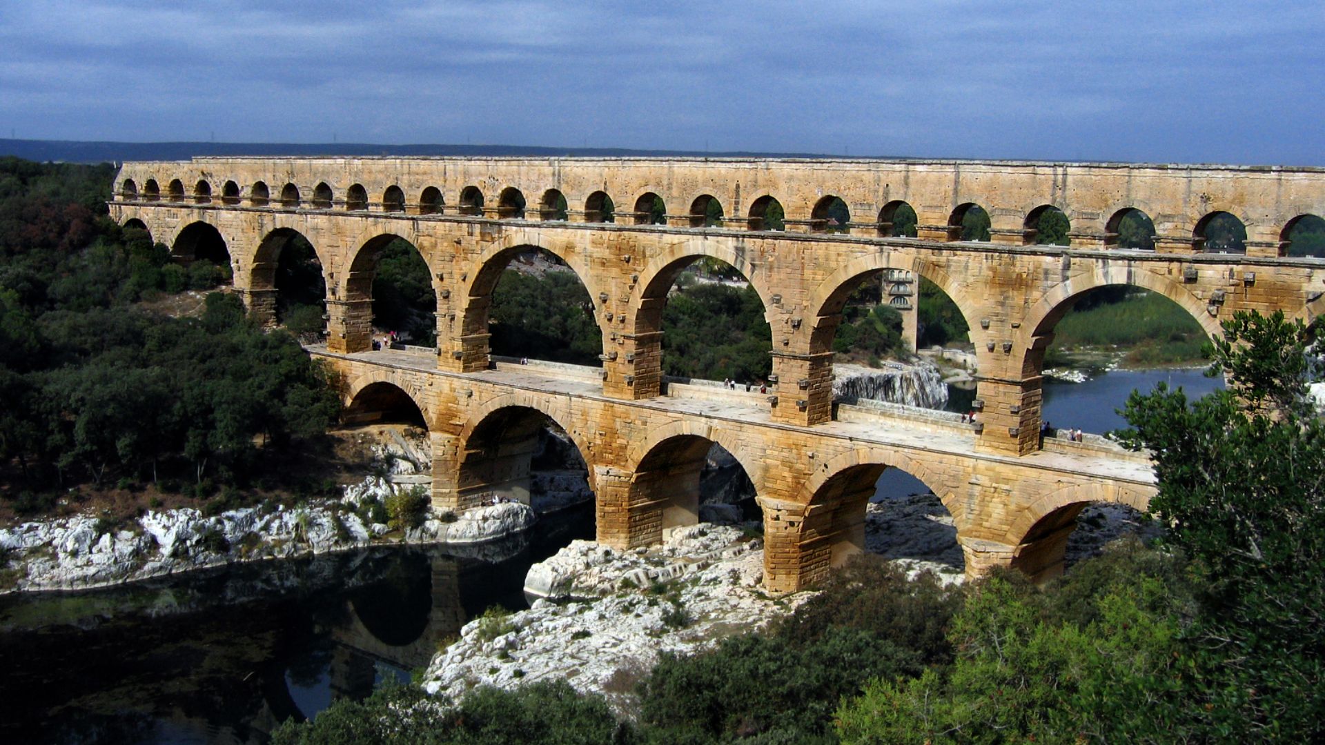 Pont du Gard, Roman Empire, October 2007
