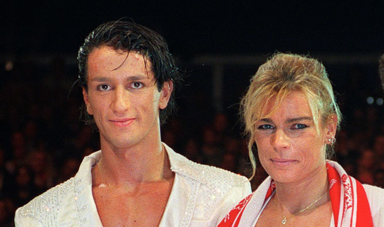 Princesse Stephanie of Monaco poses with Adans Lop
