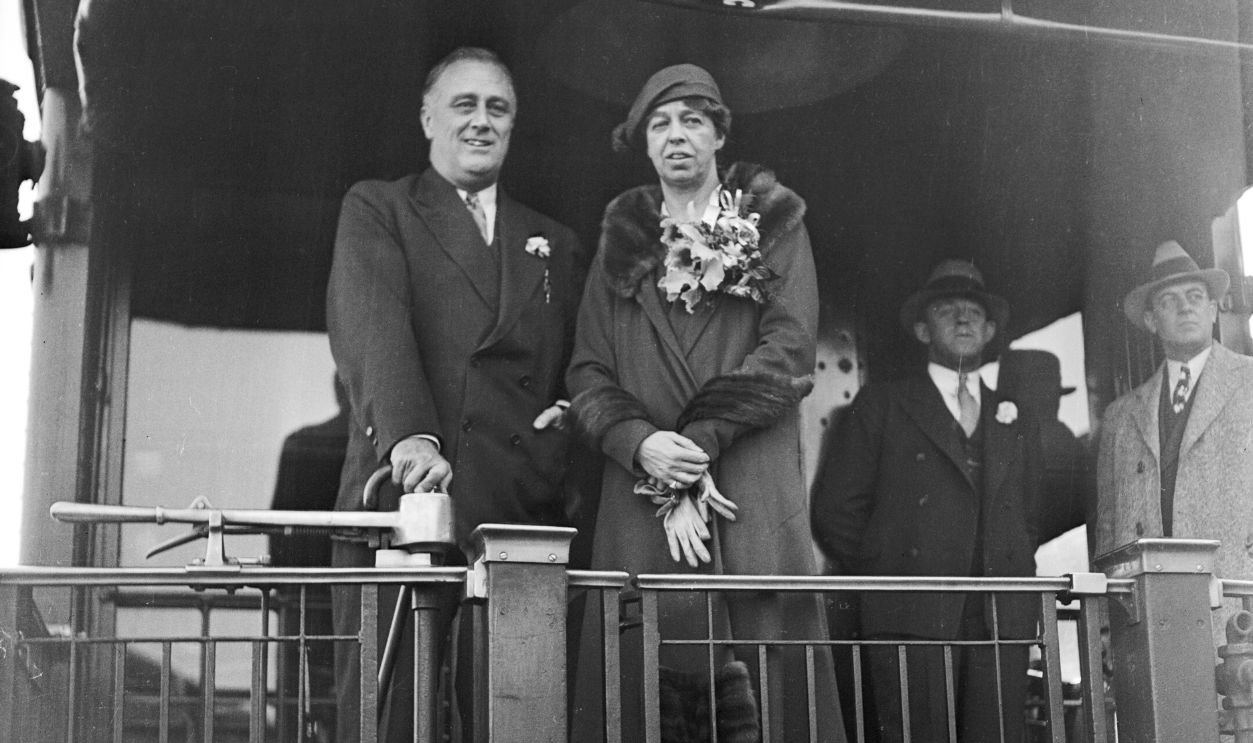 Franklin and Eleanor Roosevelt 1932 Campaign