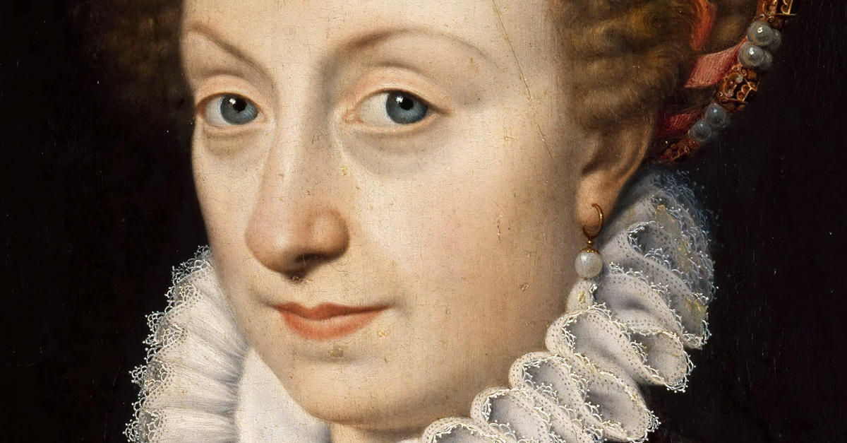 Jeanne d'Albret, Queen of Navarre (1528-1572), circa 1570. Found in the Collection of the Musée Condé, Chantilly. Artist Clouet, François (1510-1572).