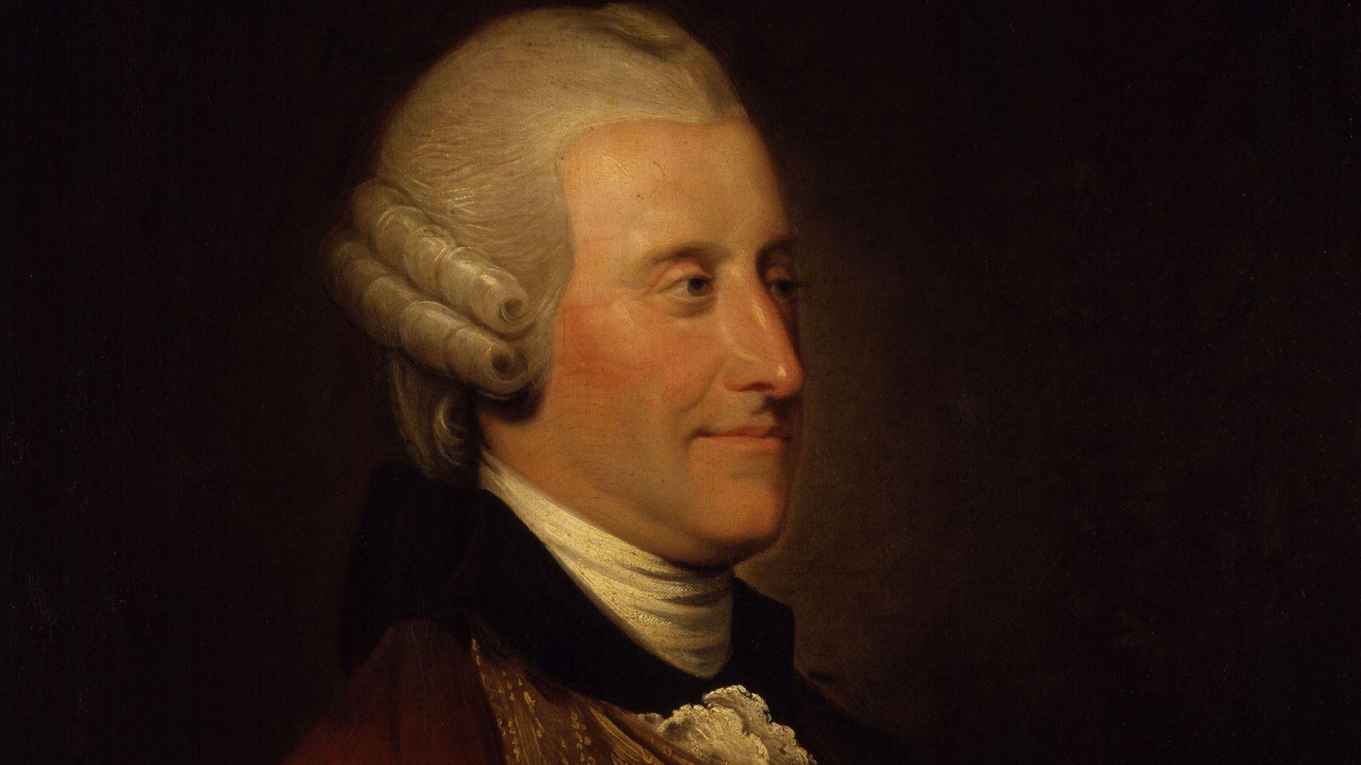 John Montagu, 4th Earl of Sandwich, by Johann Zoffany (died 1810). See source website for additional information.

This set of images was gathered by User:Dcoetzee from the National Portrait Gallery, London website using a special tool. All images in this