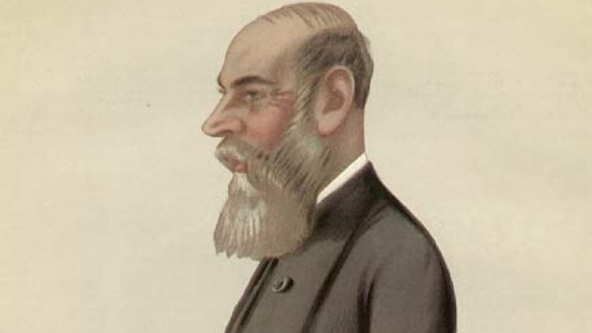 Caricature of Charles Cunningham Boycott (1832-1897). Caption read