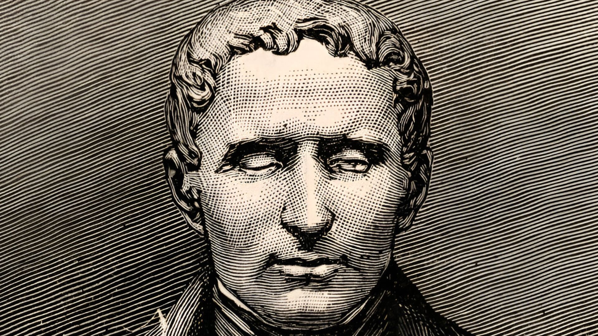 Engraving of Louis Braille by Henri Thiriat