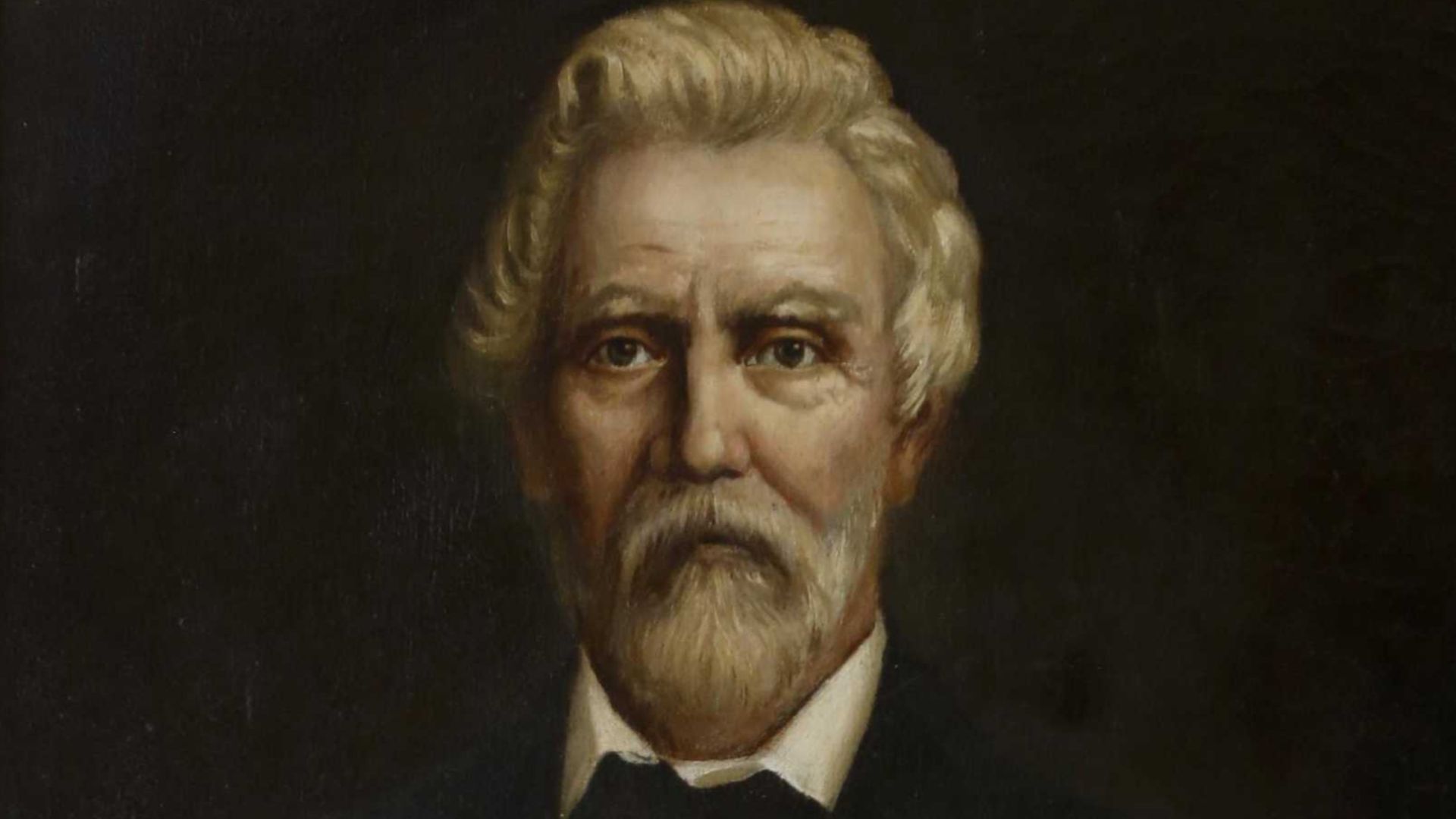 A painted portrait of Samuel Augustus Maverick (23 July 1803 – 2 September 1870), a Texas lawyer, politician, land baron and signer of the Texas Declaration of Independence.