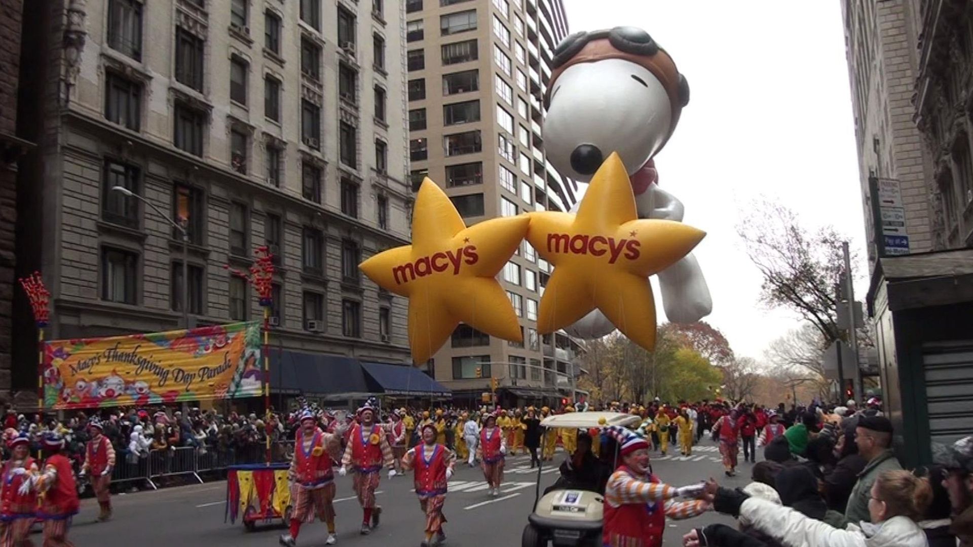 I went to the Macy's Thanksgiving Parade.