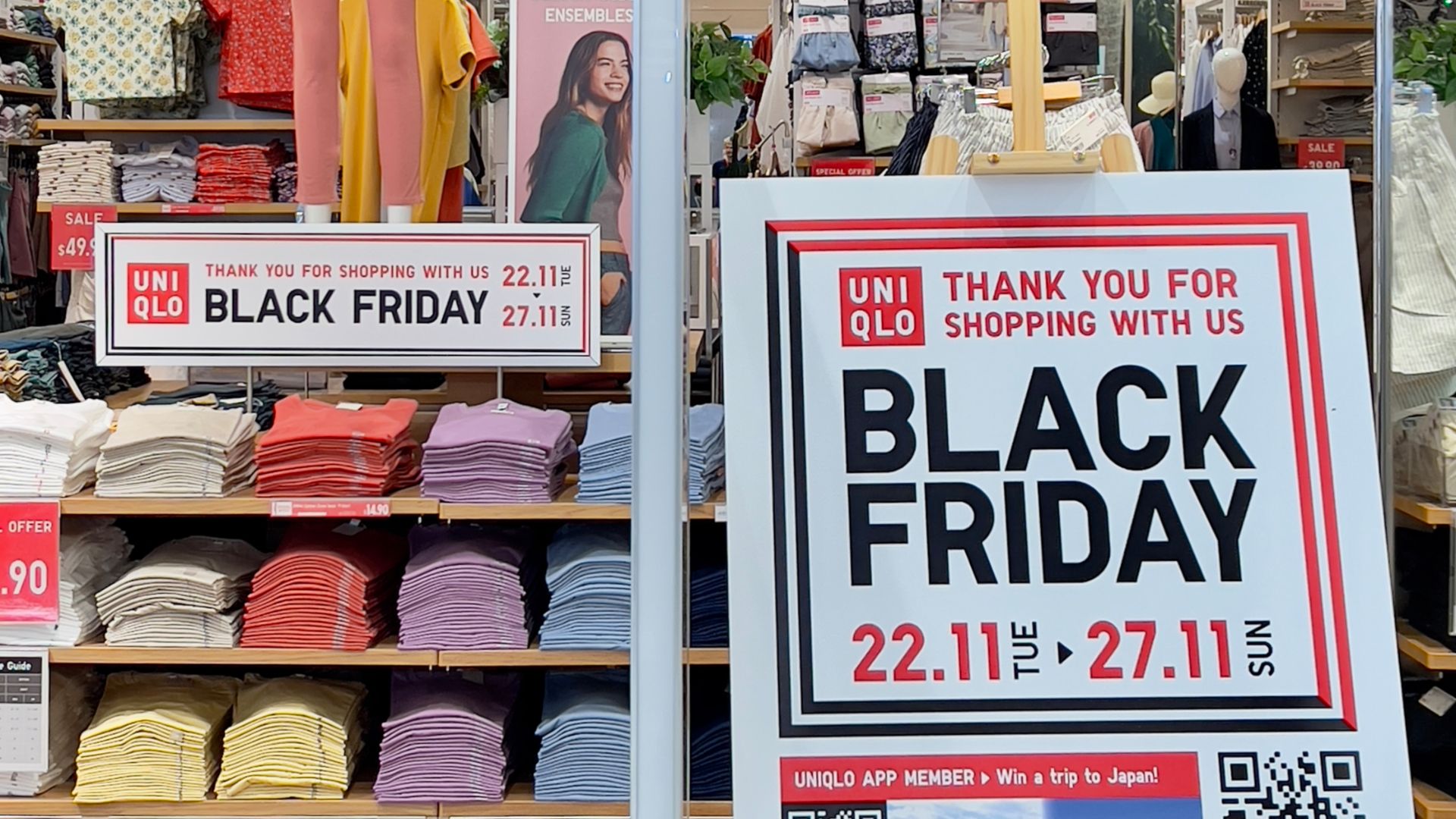 Black Friday shopping 2022 in Indooroopilly Shopping Centre, Australia