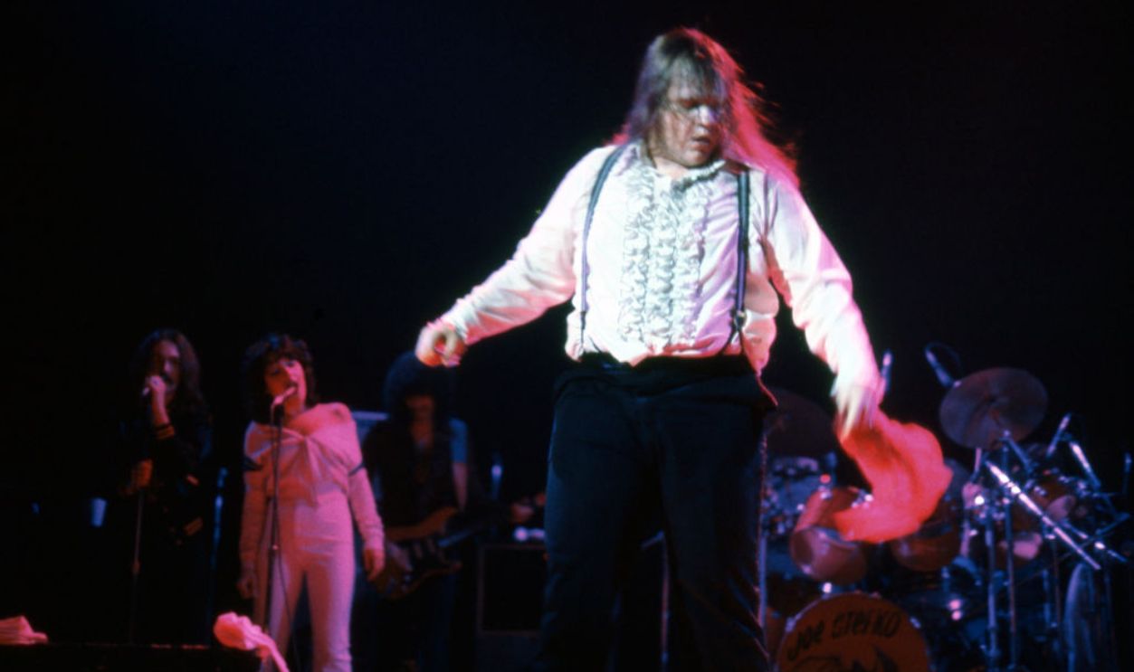 Philadelphia PA: Meatloaf performs at The Tower Theatre in Upper Darby on December 28 1977
