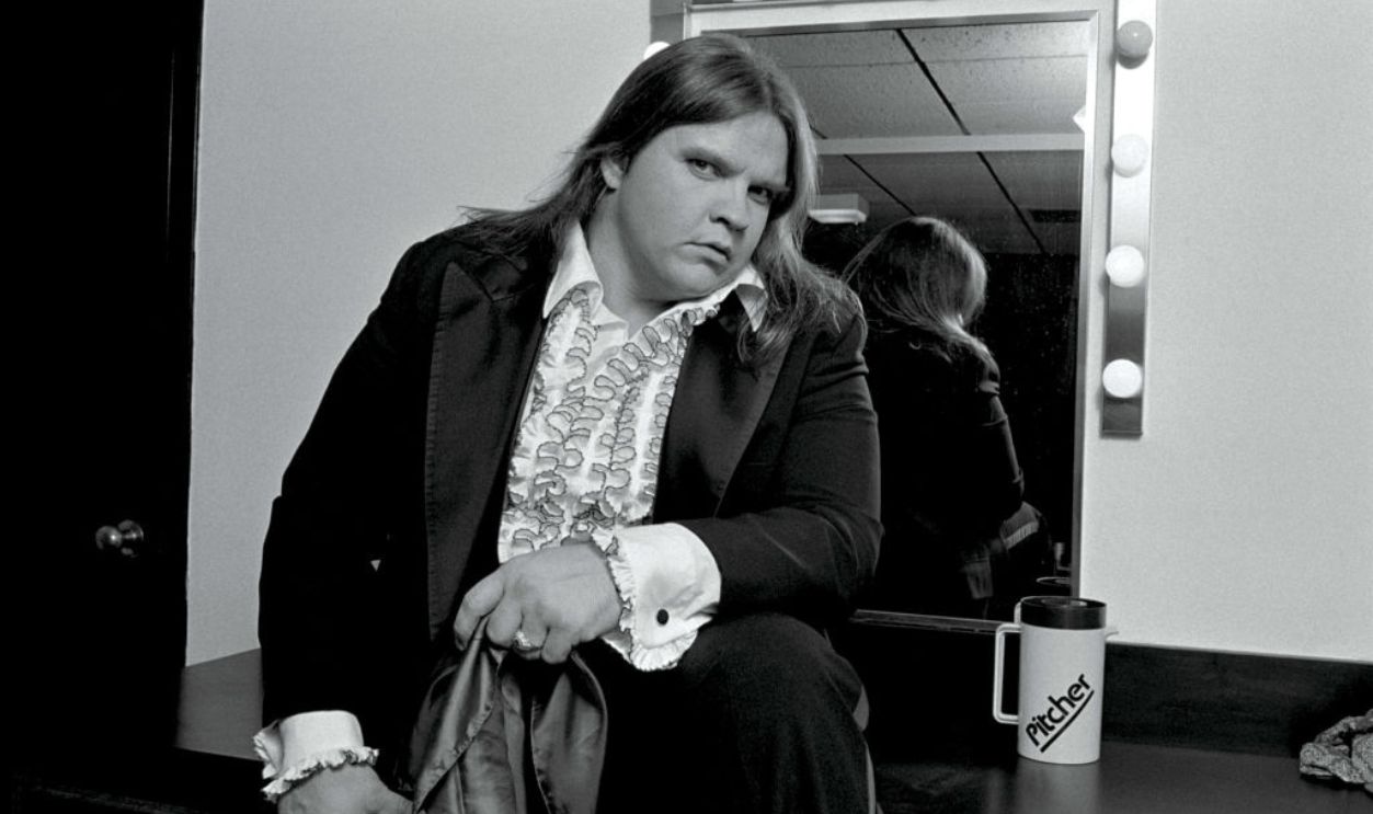 Meat Loaf Backstage at the Manchester Apollo, England 1981