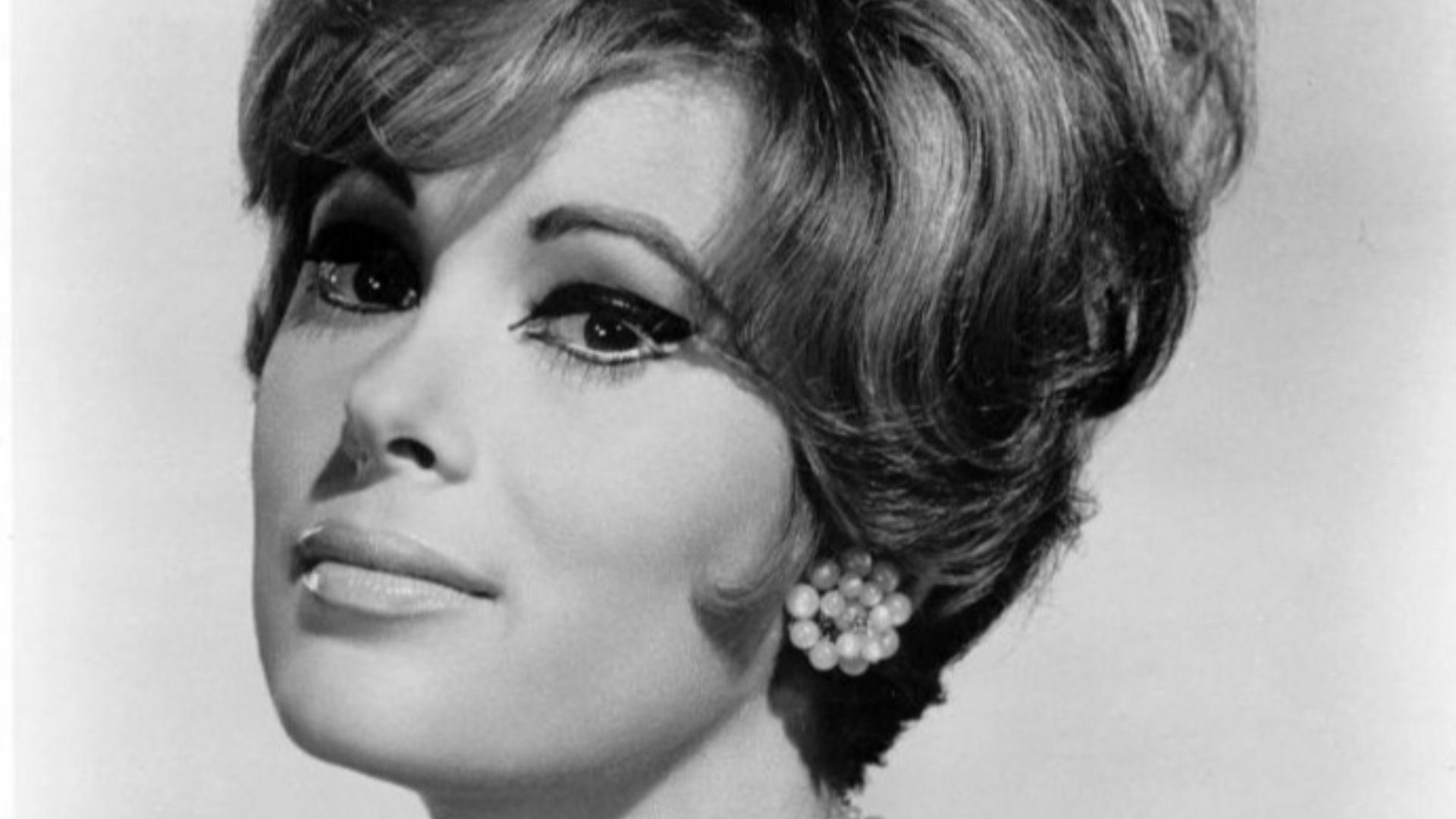 Promotion photo of Jill St. John in Honeymoon Hotel, 1964.