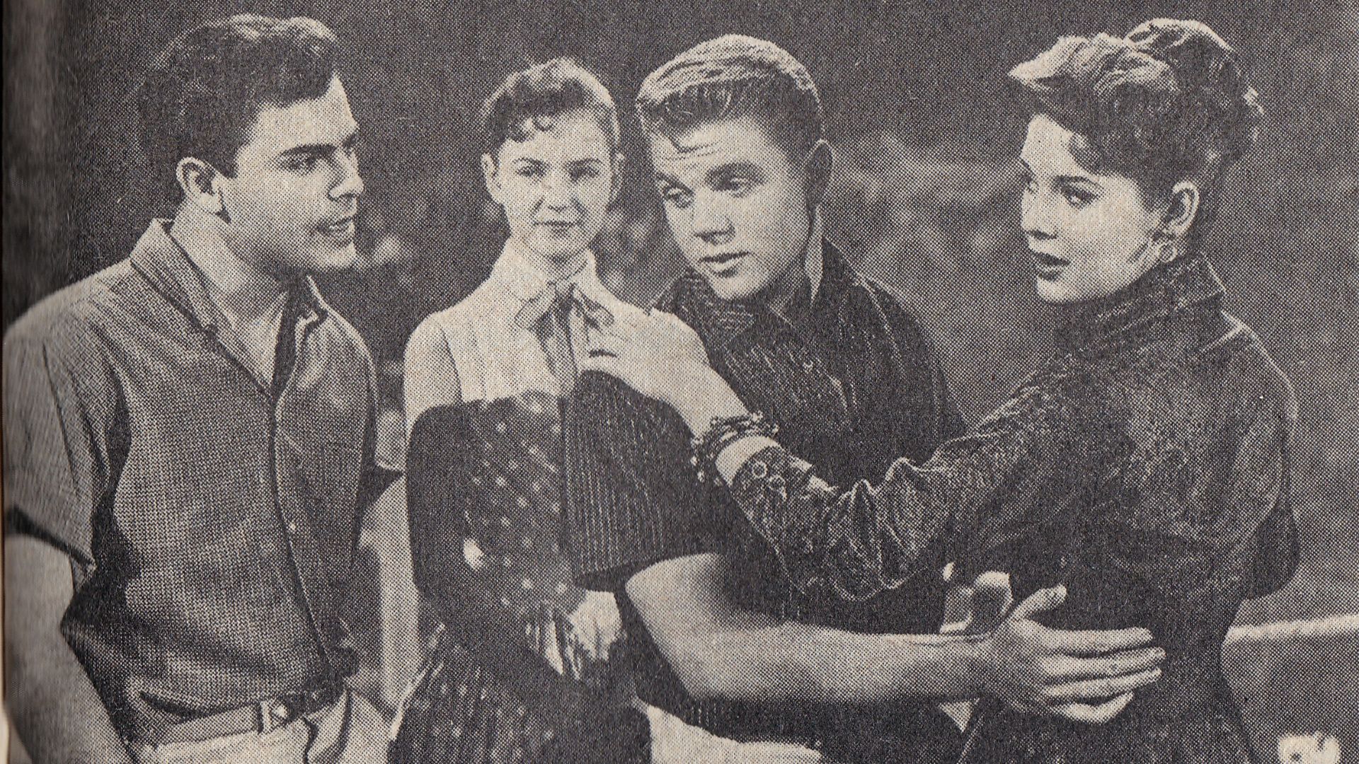 John Saxon, Shelley Fabares, John Wilder and Jill St. John in Summer Love (1958)