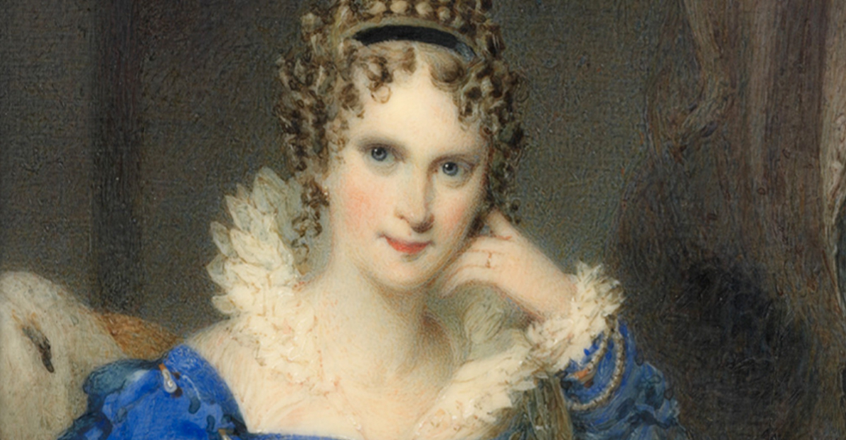 Painted portrait of Queen Adelaide