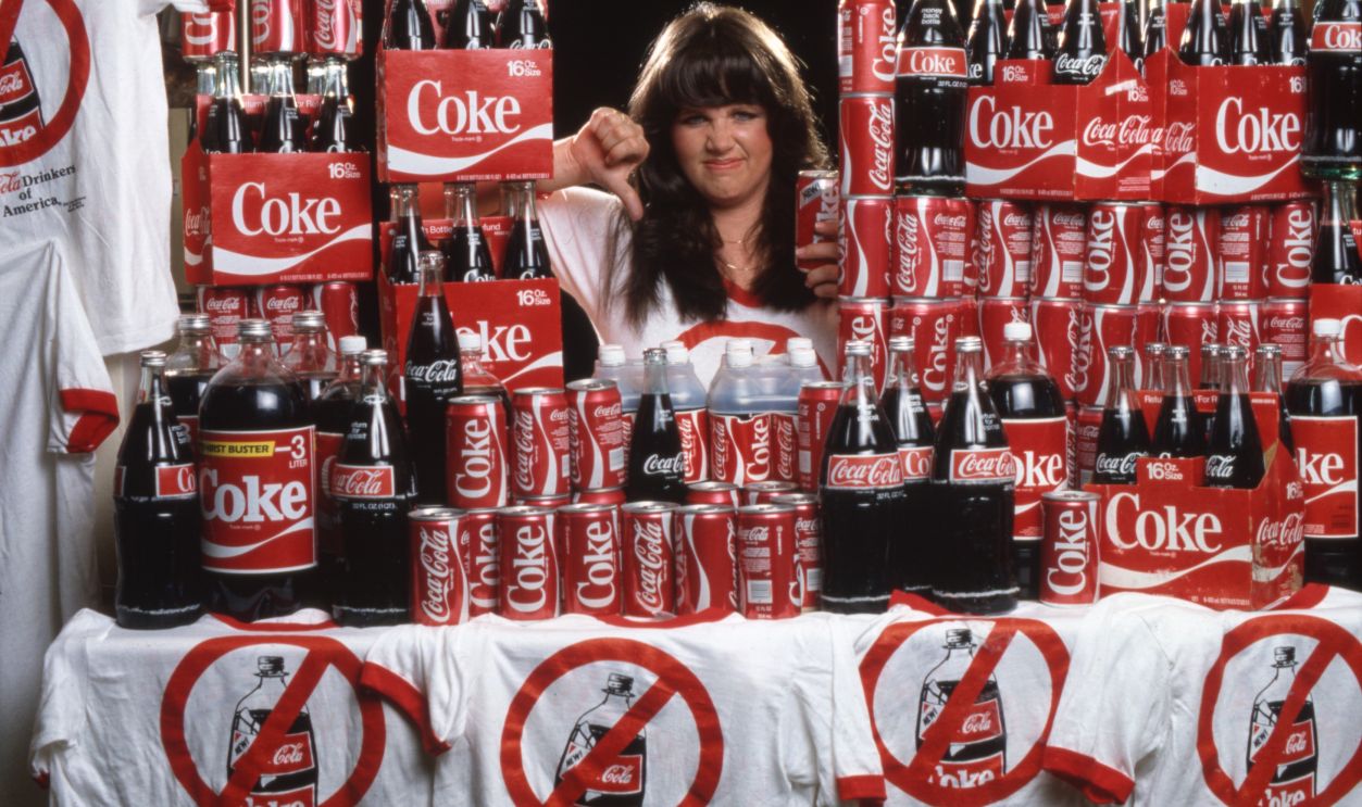  Wilson petitions against the new Coca-Cola formula. 