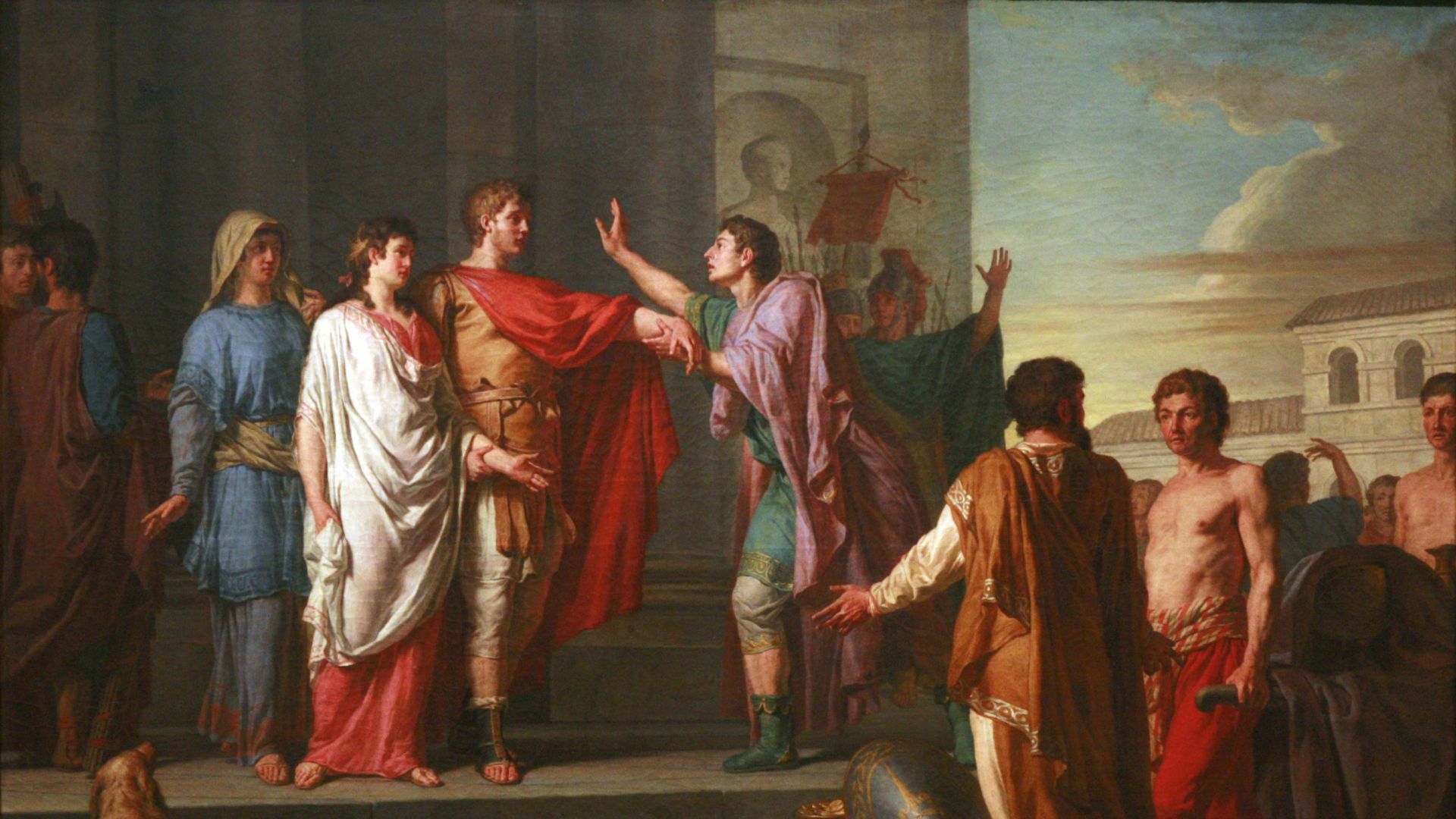 Continence of Scipio, Nicolas-Guy Brenet, oil on canvas, 1788. Accession number 1989.