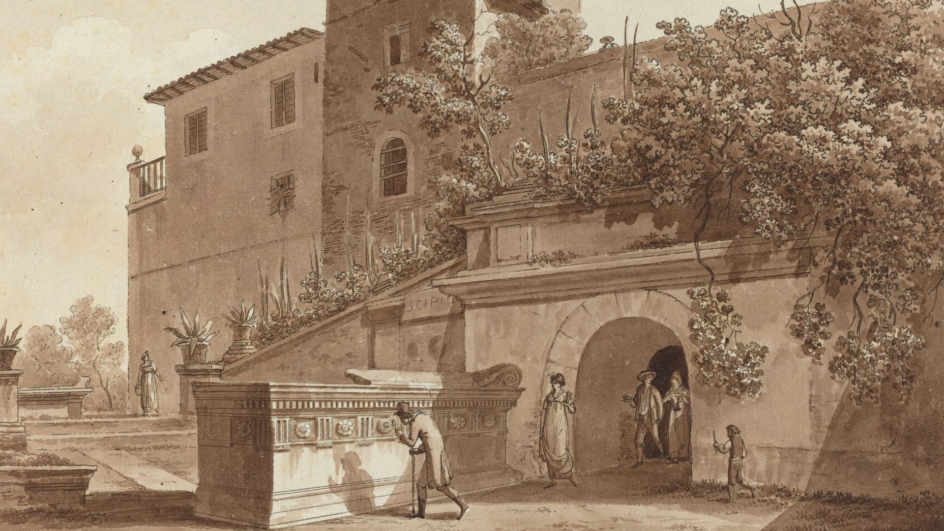 File:Angelo Uggeri, Tomb of Scipios, 1803, NGA 65780.jpg
