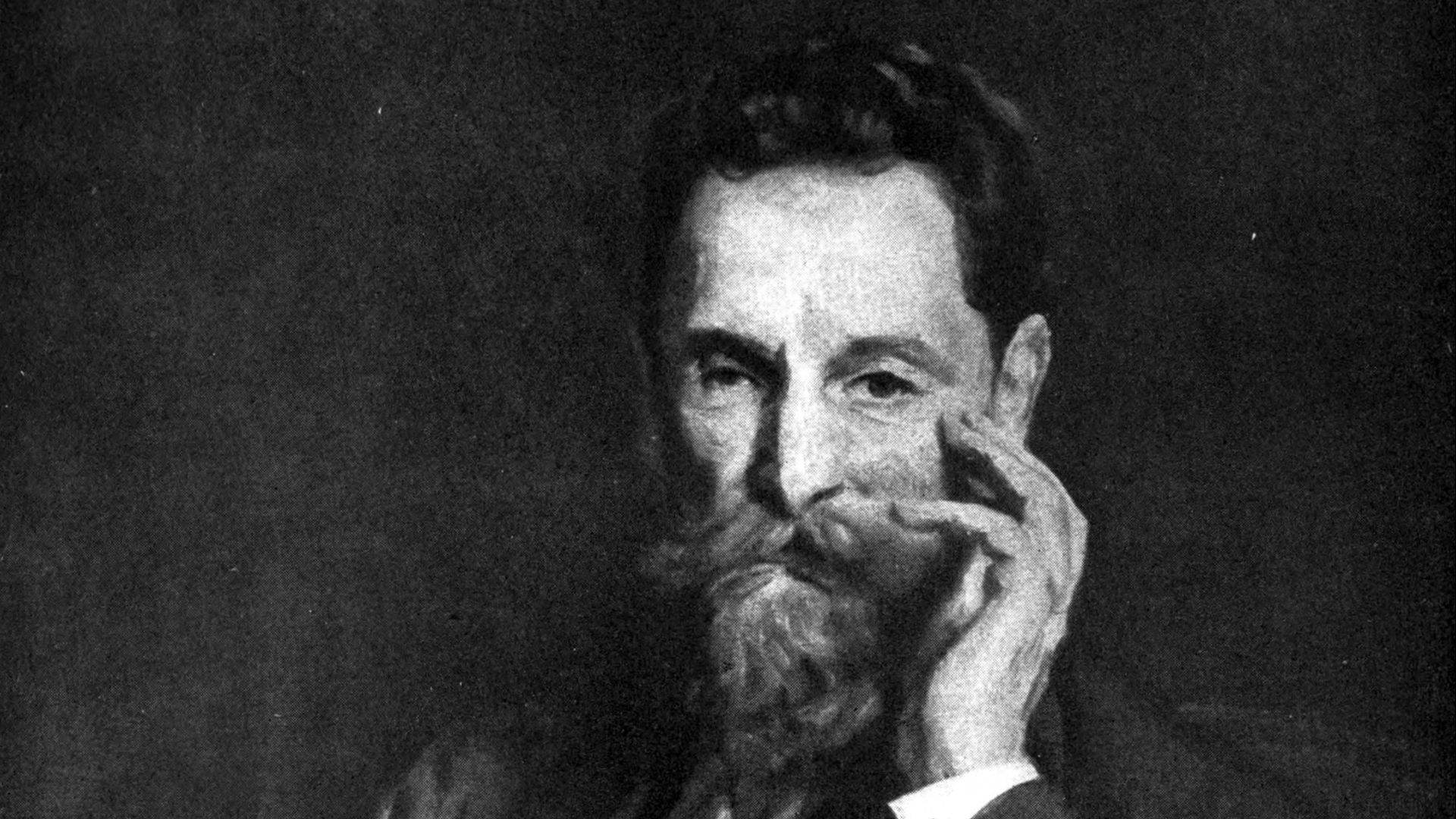Portrait of United States publisher Joseph Pulitzer