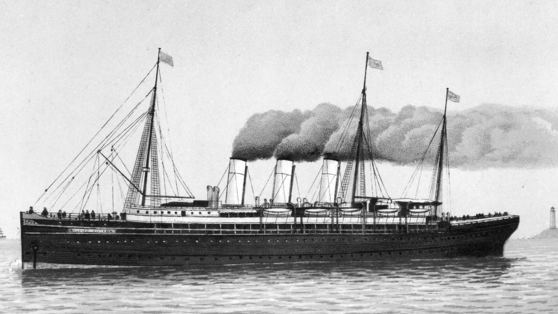 Foto of German passenger ship Augusta Victoria